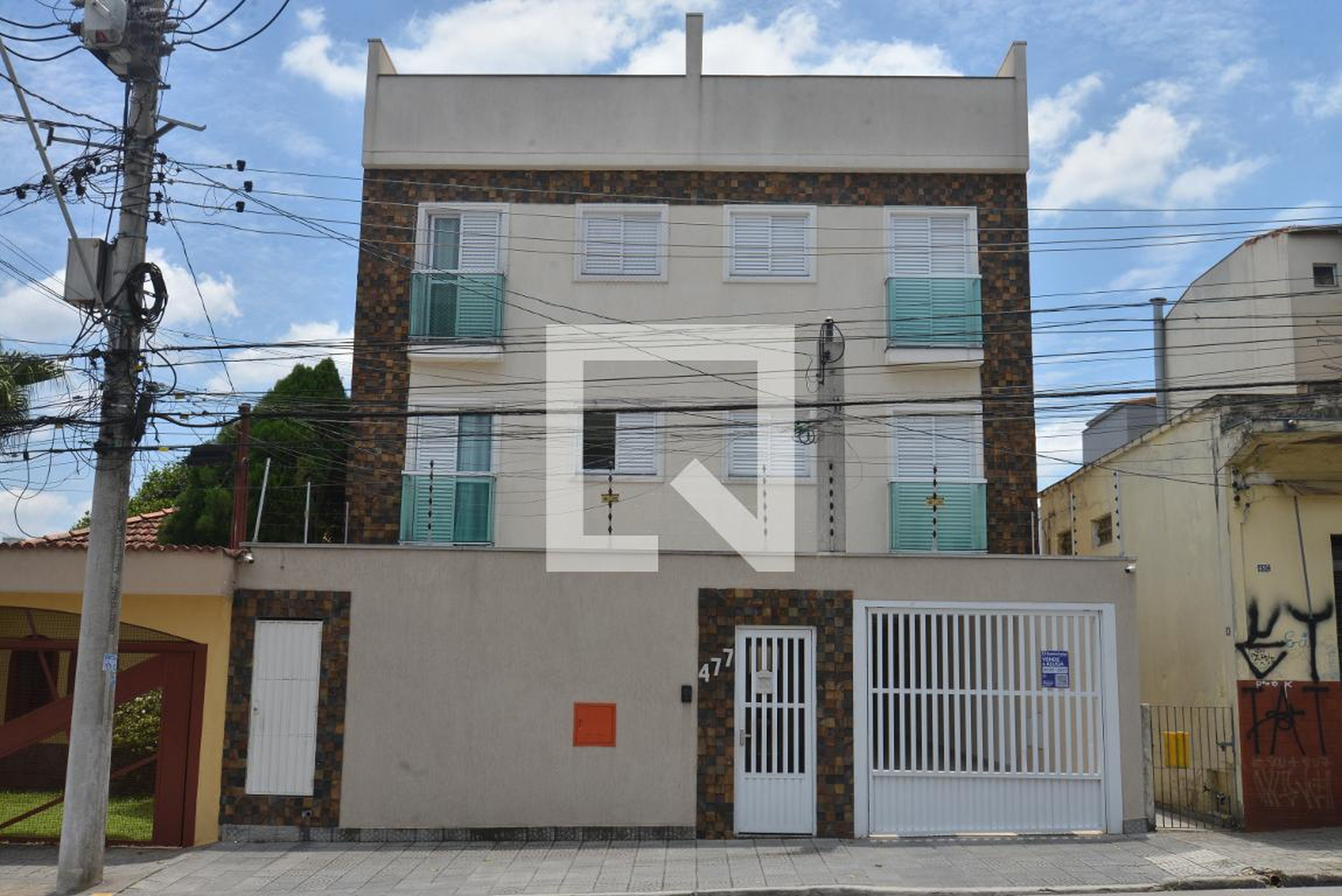 Fachada Condomínio Bloco Gama