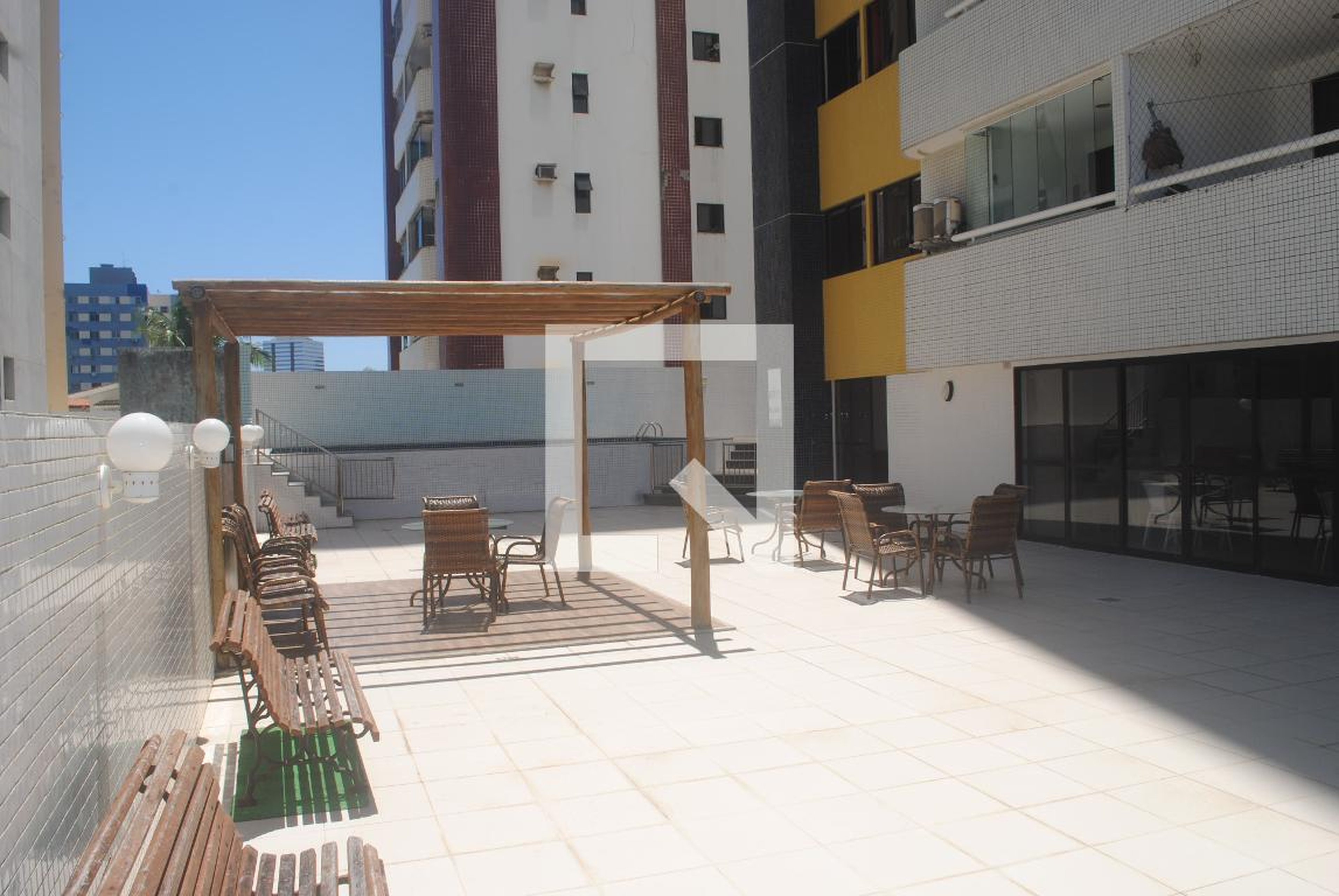 Área comum - Apartamento 3 quartos com suíte, à Venda no Costa Azul