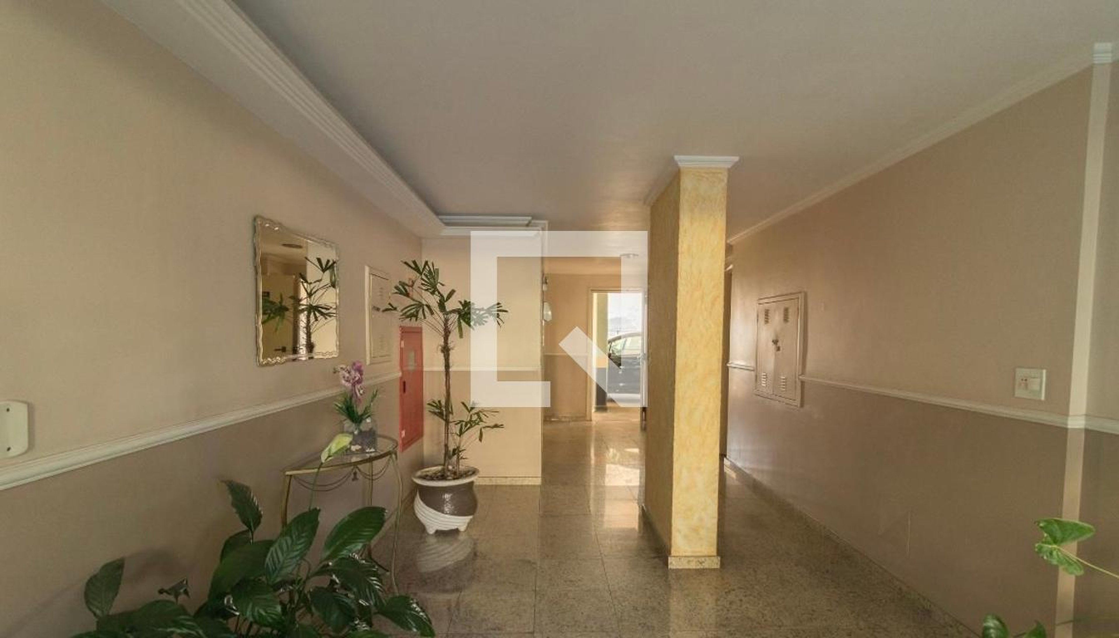 Hall de entrada - Residencial Horto 3