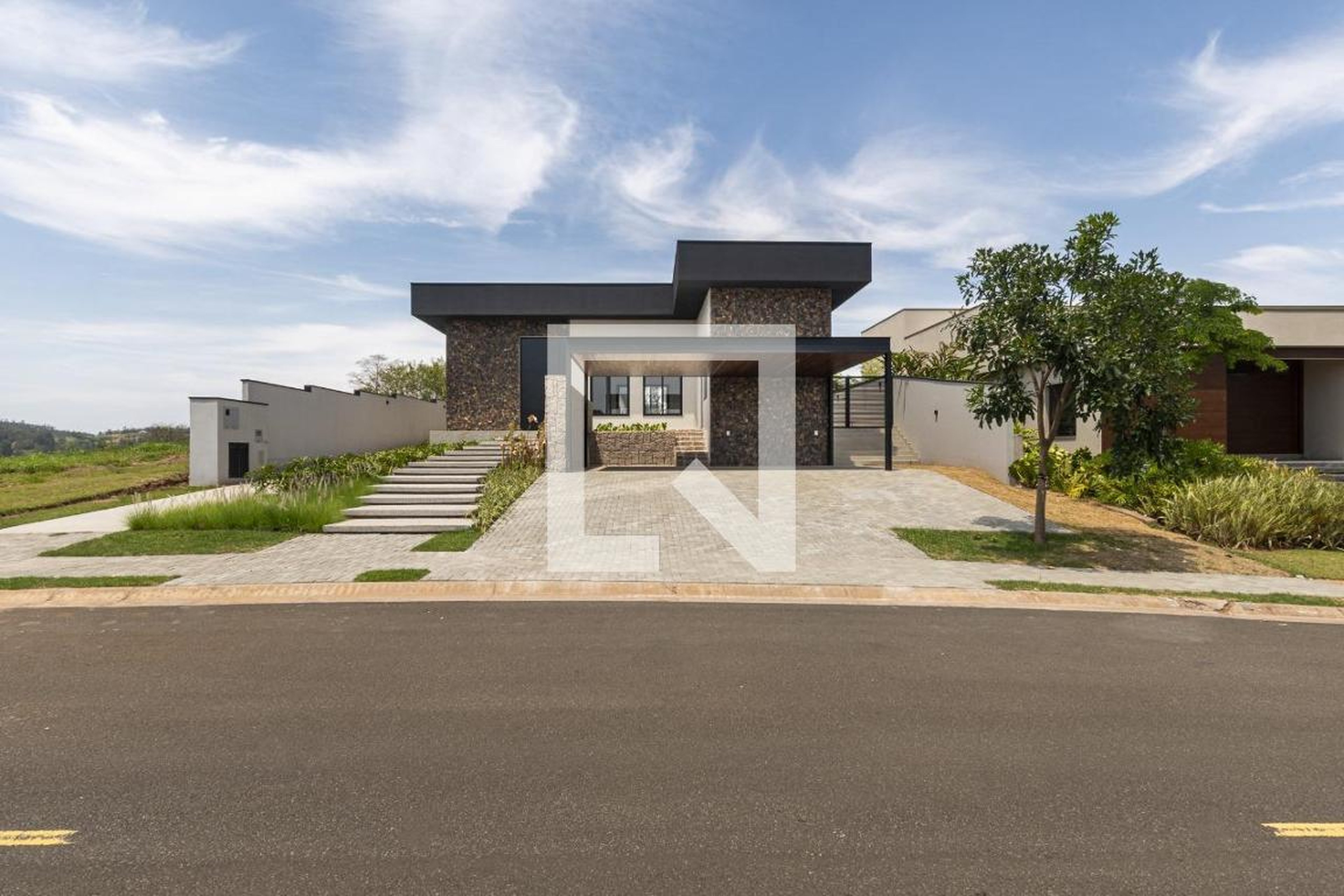 Fachada Condomínio Loteamento Residencial Entre Verdes