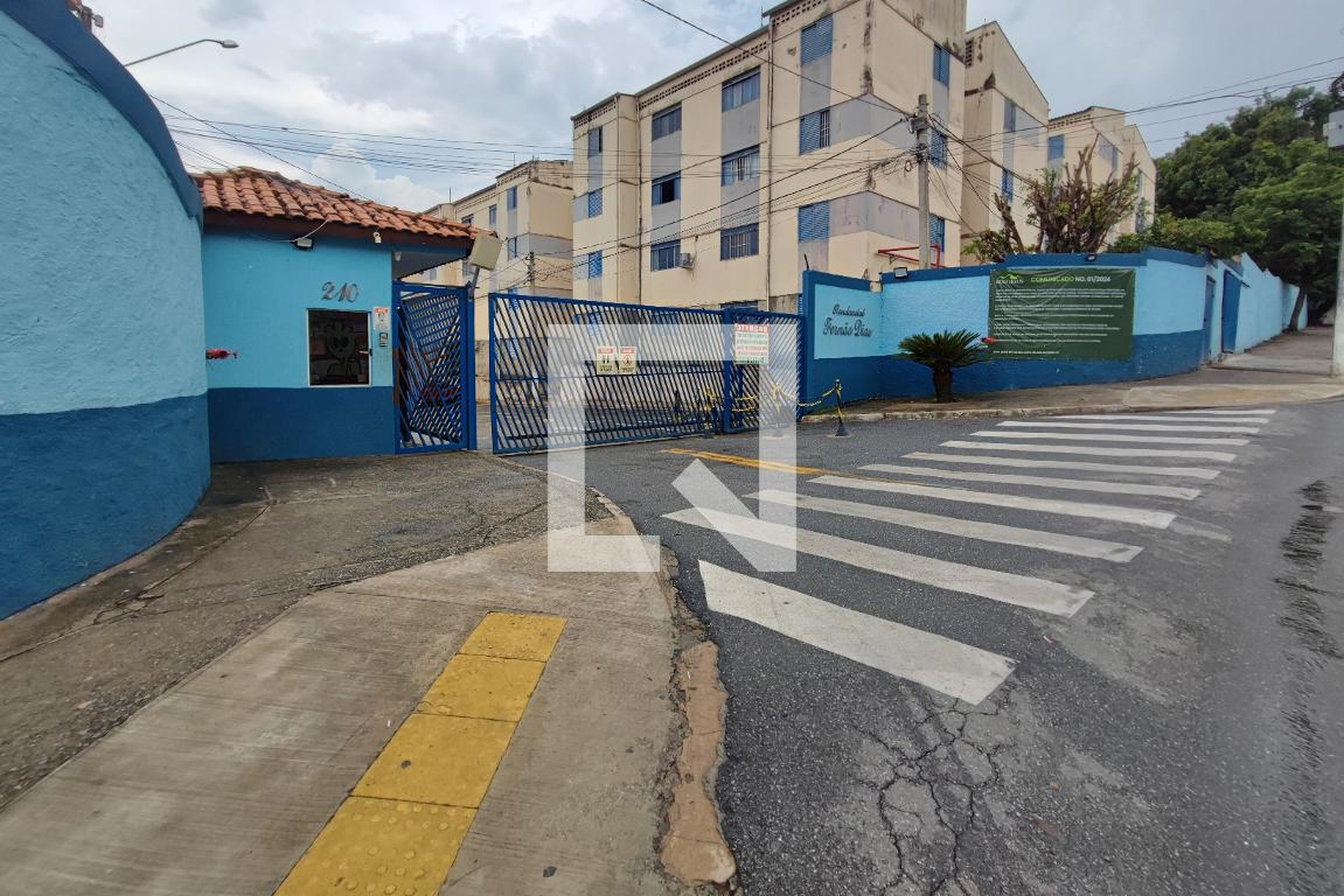 Fachada do Condomínio Residencial Fernão Dias