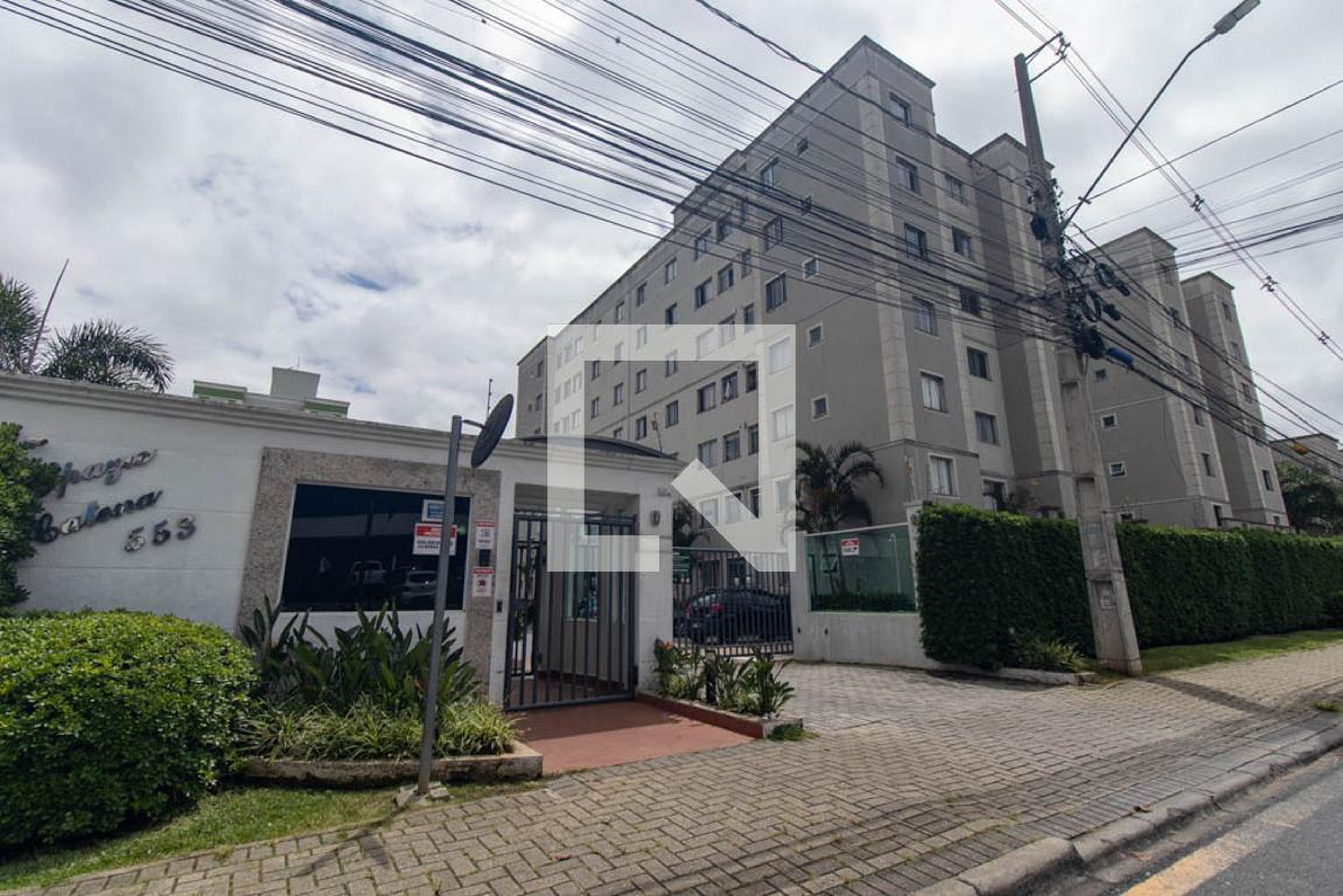 Fachada do Condomínio Edifício Spazio Catena