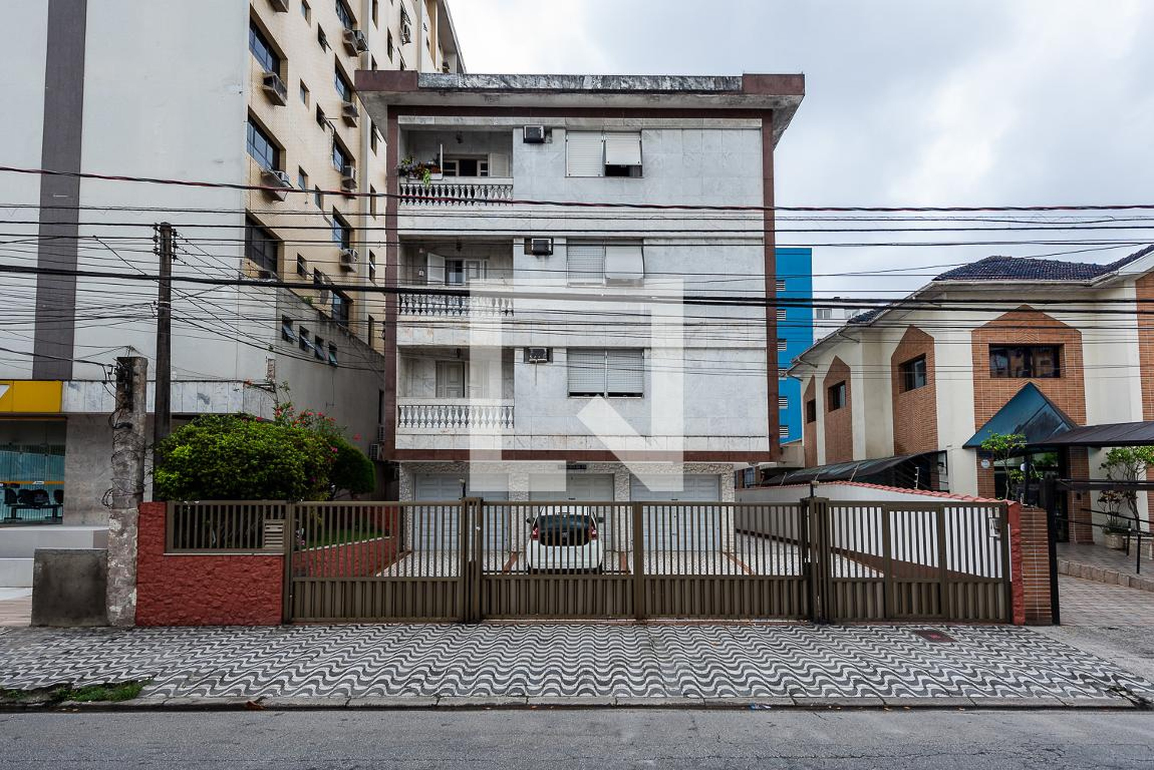 Fachada Condomínio em Avenida Conselheiro Nébias, 578