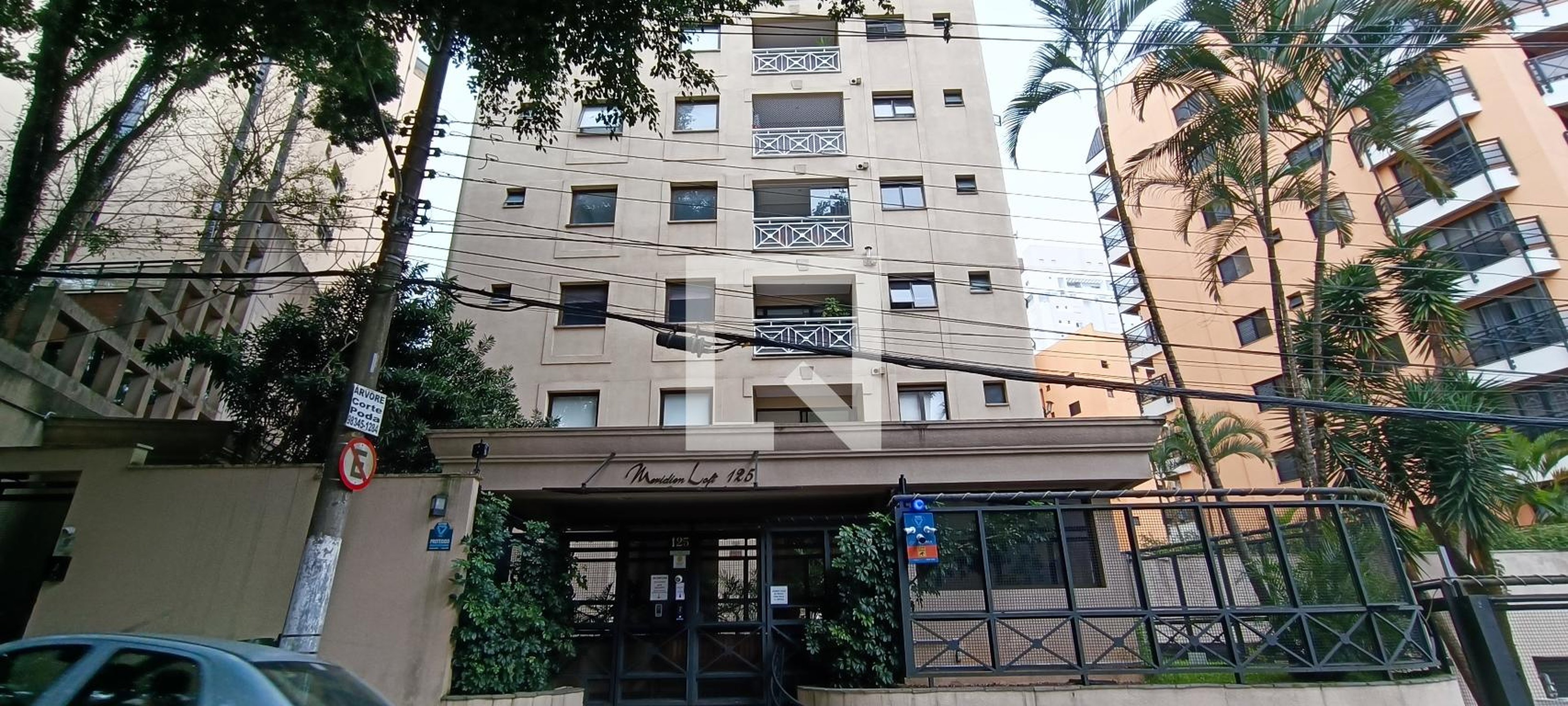 Fachada Condomínio Meridien Loft