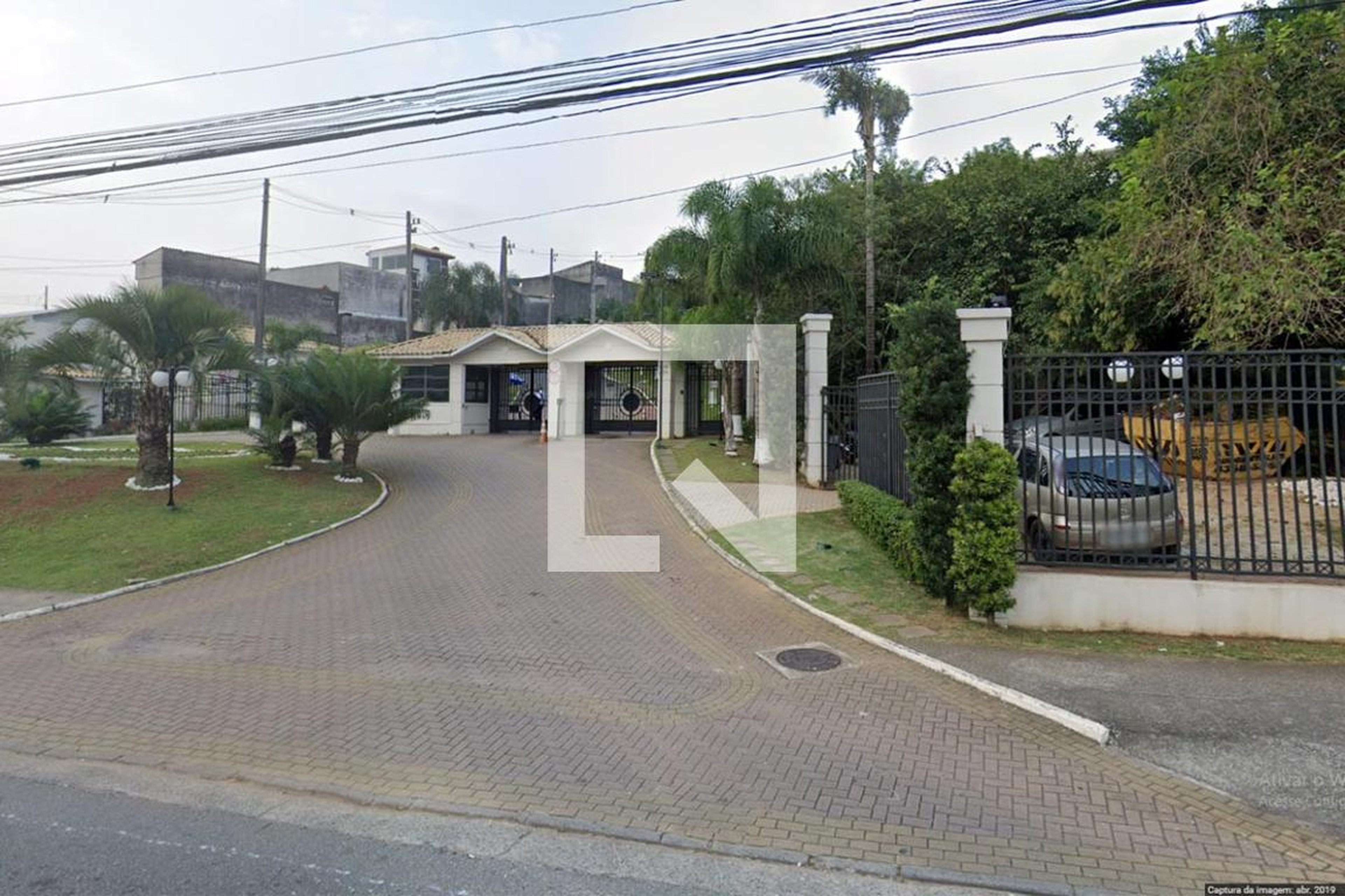 Fachada do Condominio Condomínio Chácara dos Pássaros