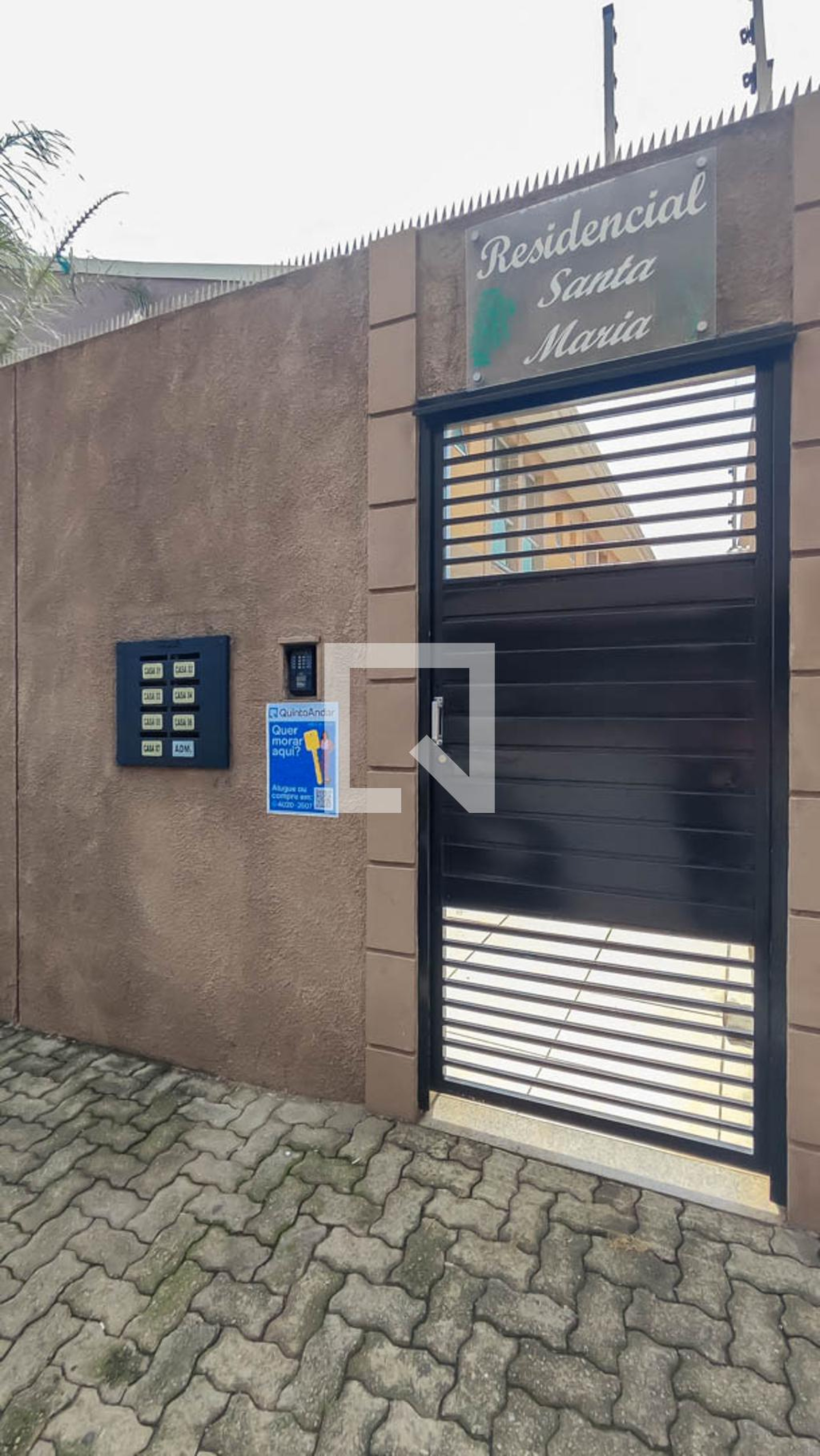 Fachada do Condomínio Residencial Santa Maria