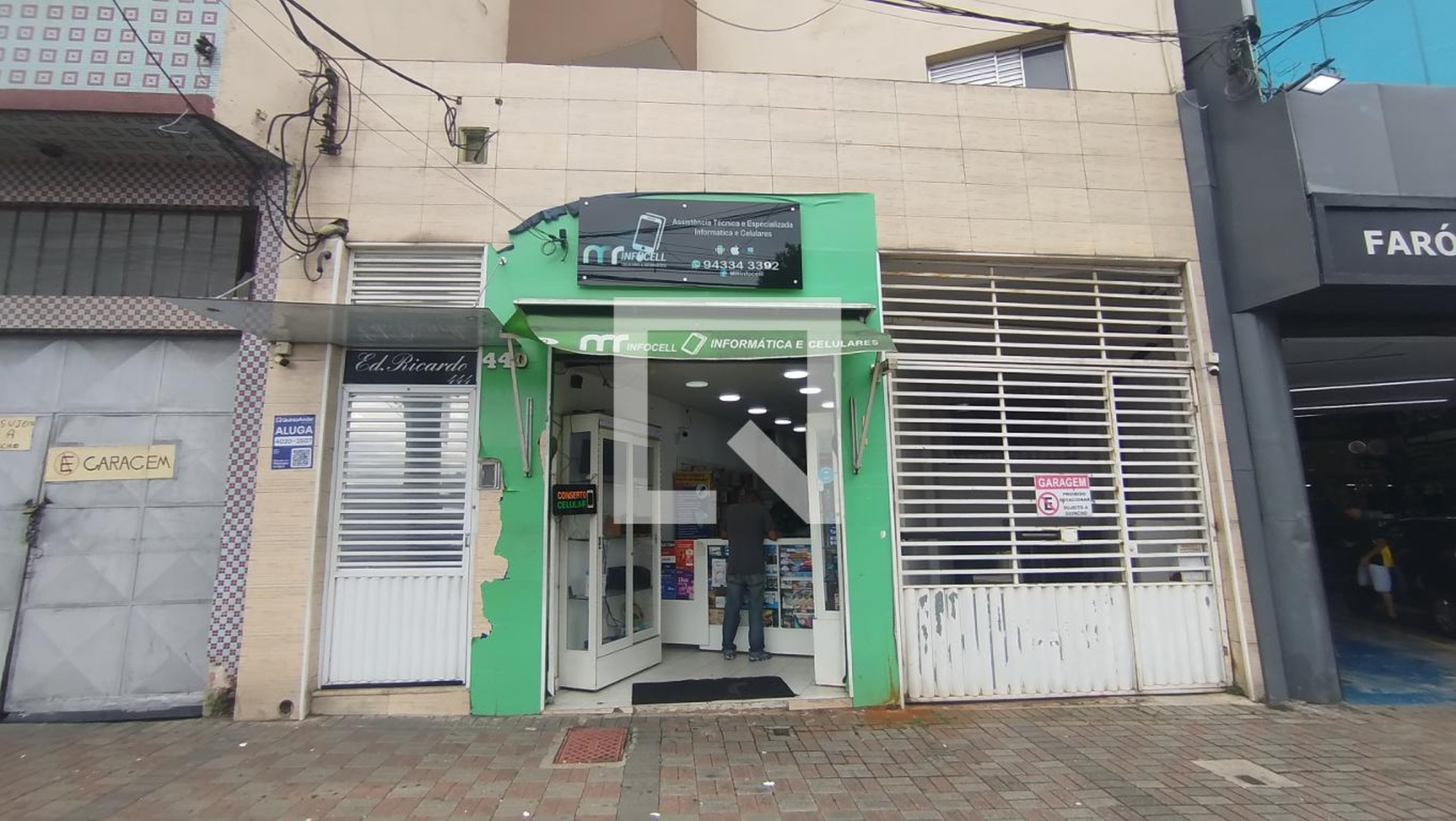 Fachada Condomínio em Rua Visconde de Inhaúma, 444