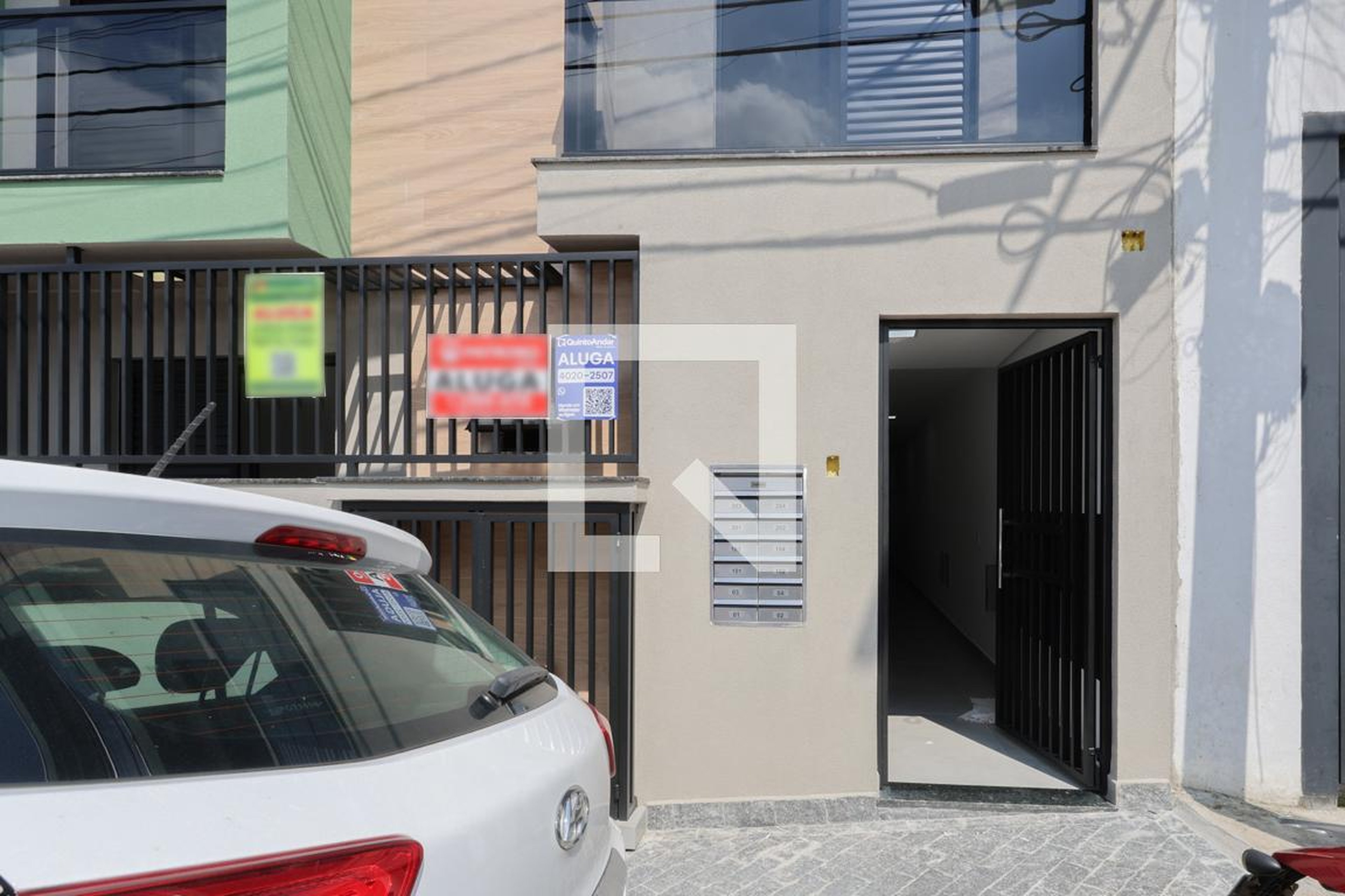 Fachada do condomínio Residencial Guaracininga