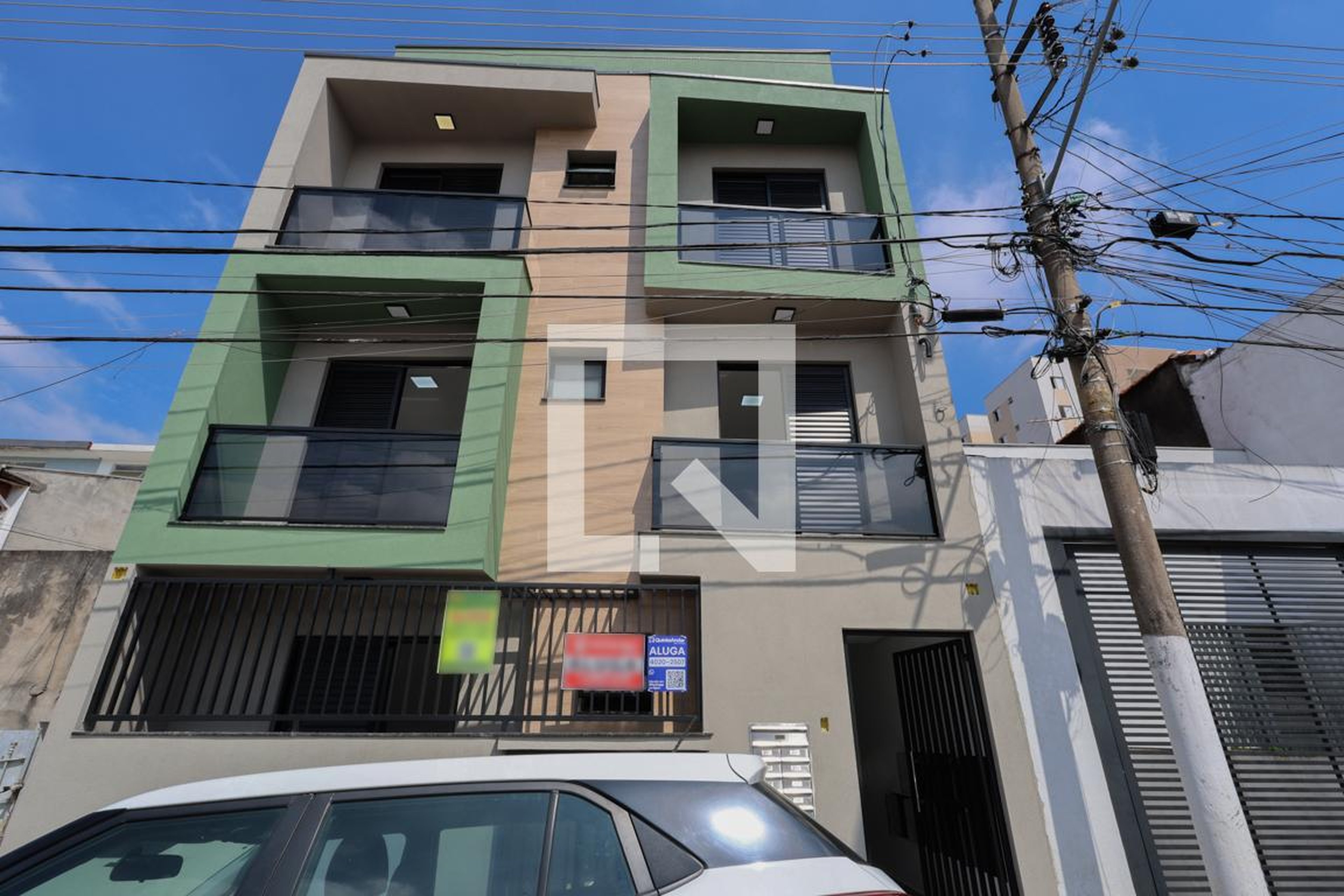 Fachada do prédio Residencial Guaracininga