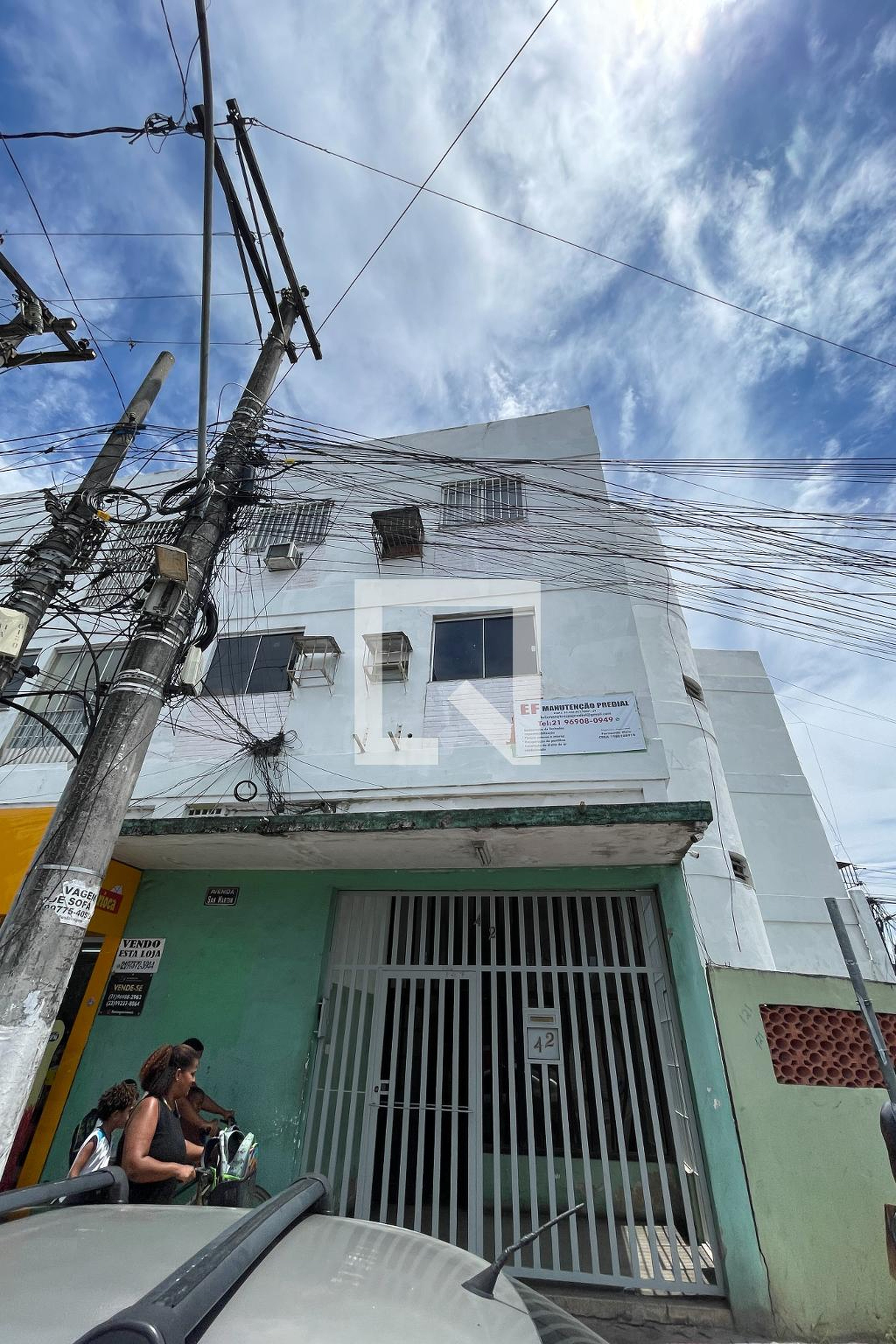 Fachada Condomínio em Rua General San Martin, 42
