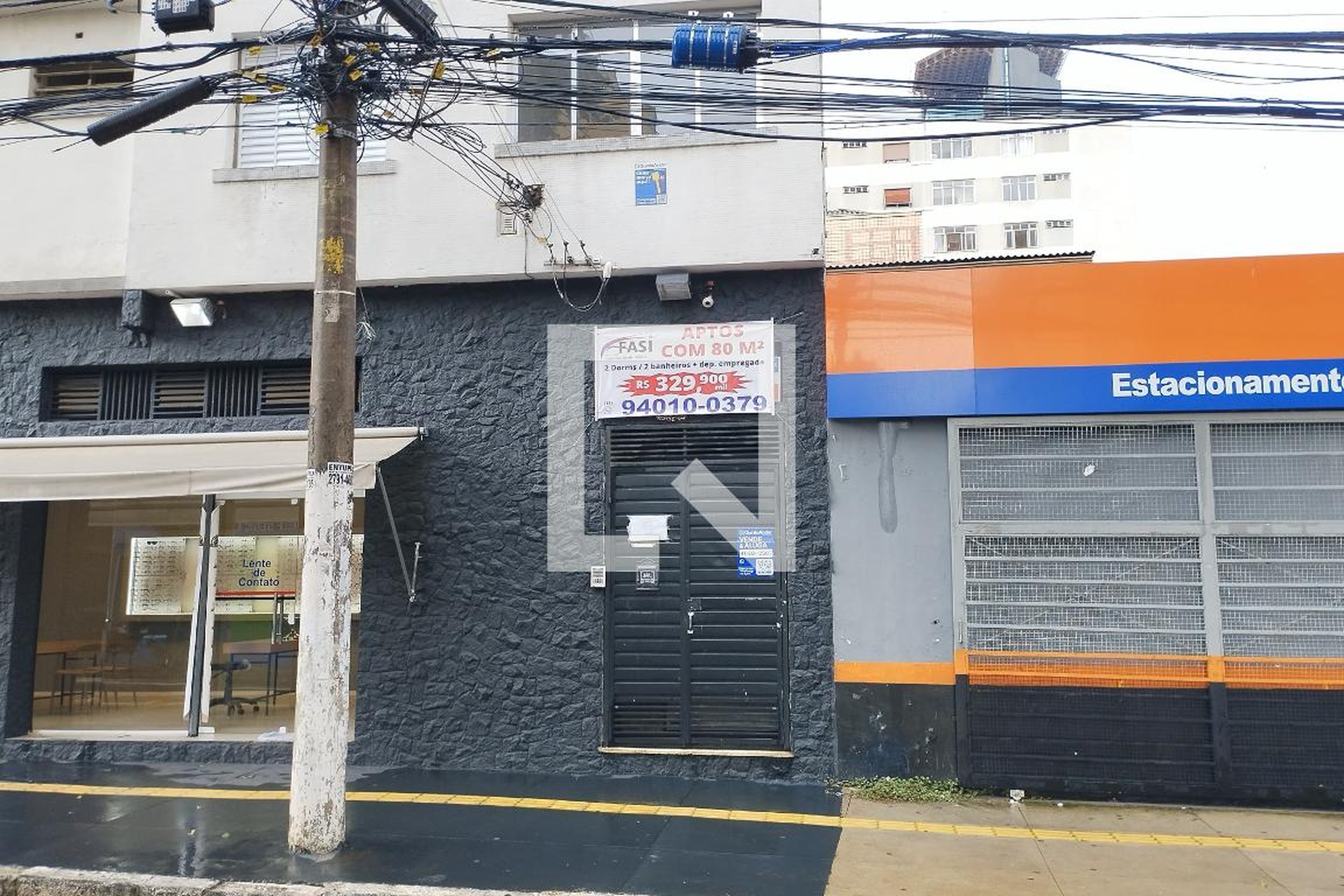 Fachada Condomínio em Rua Duarte de Azevedo, 279