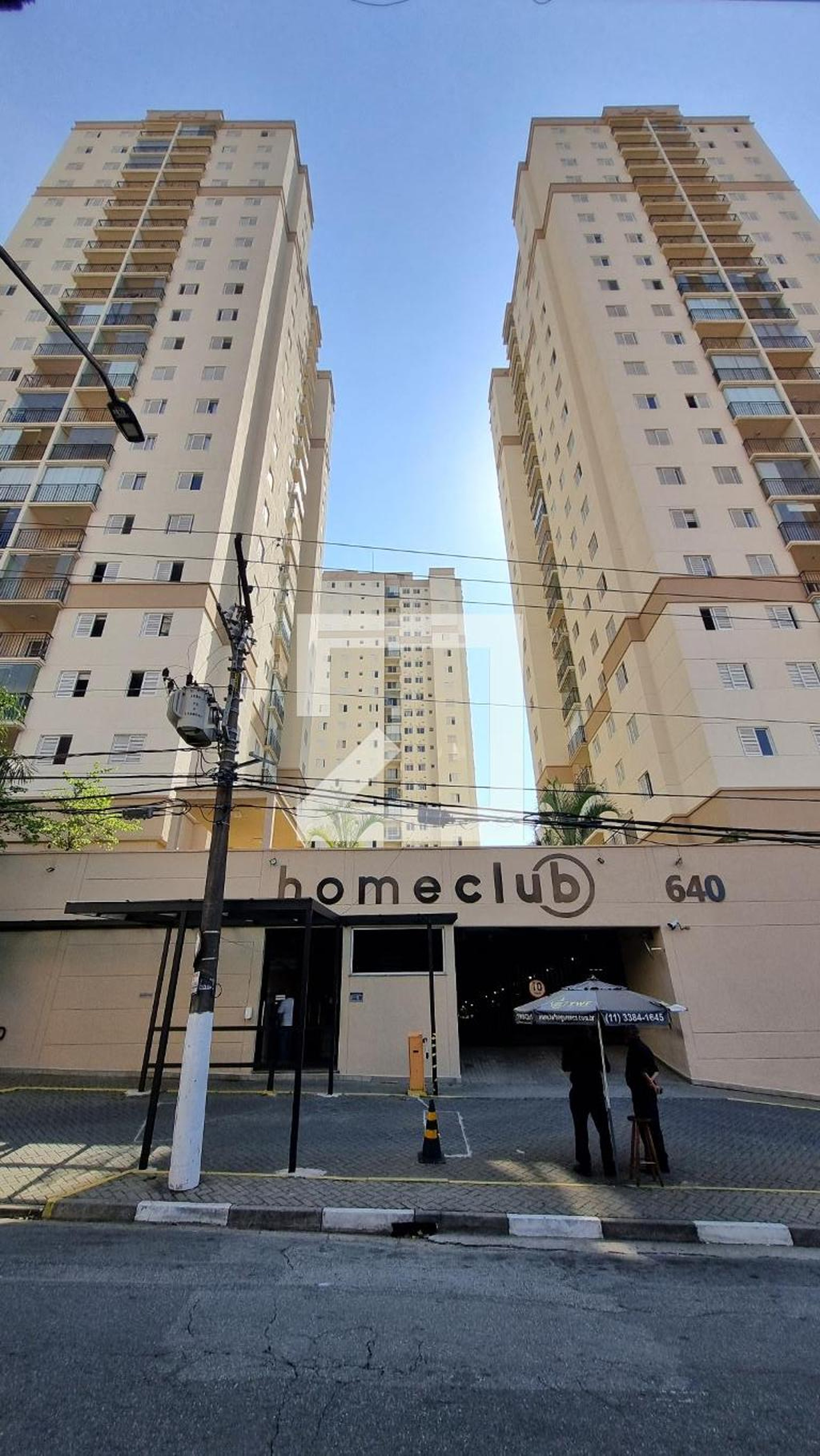 Fachada do Condominio Condomínio Home Club