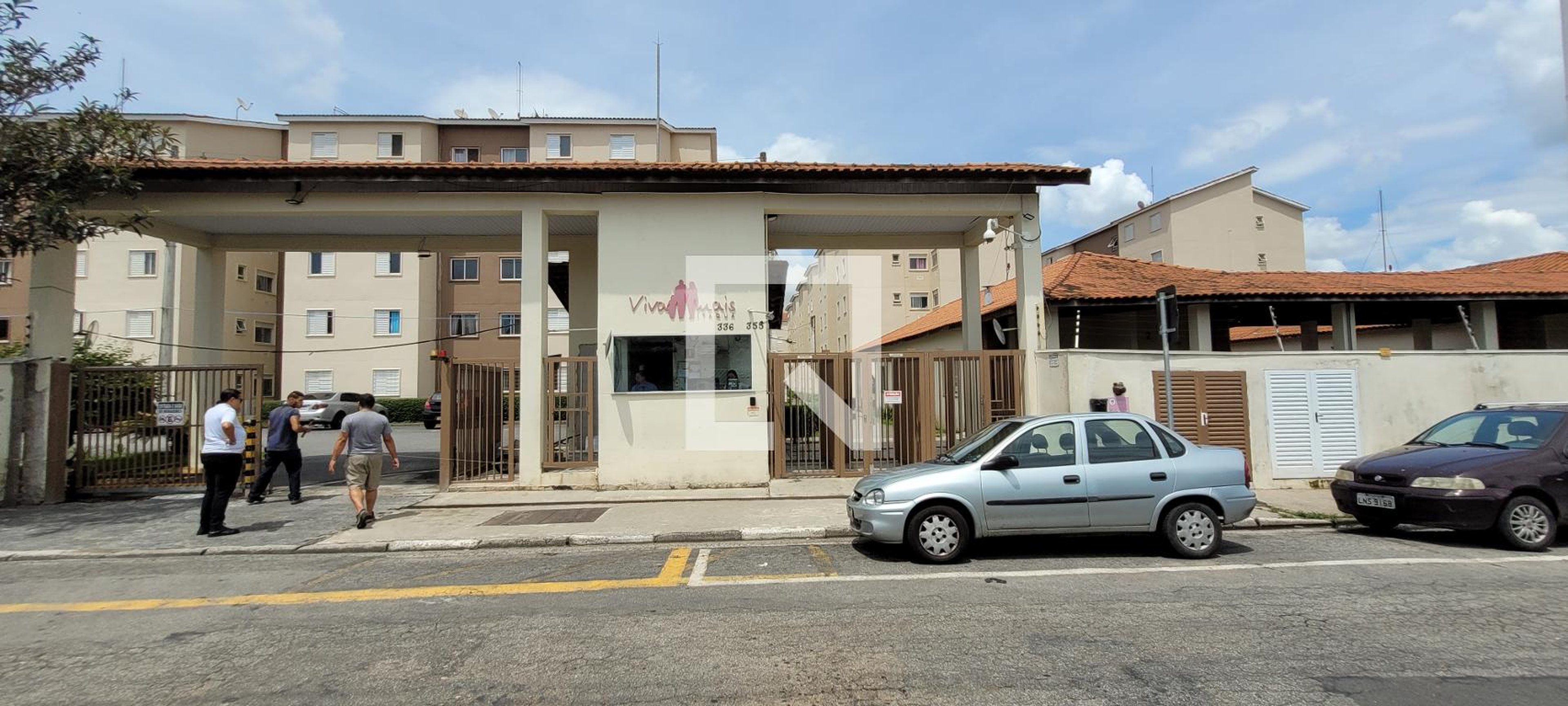Fachada do Condomínio Condomínio Viva Mais Itaquá