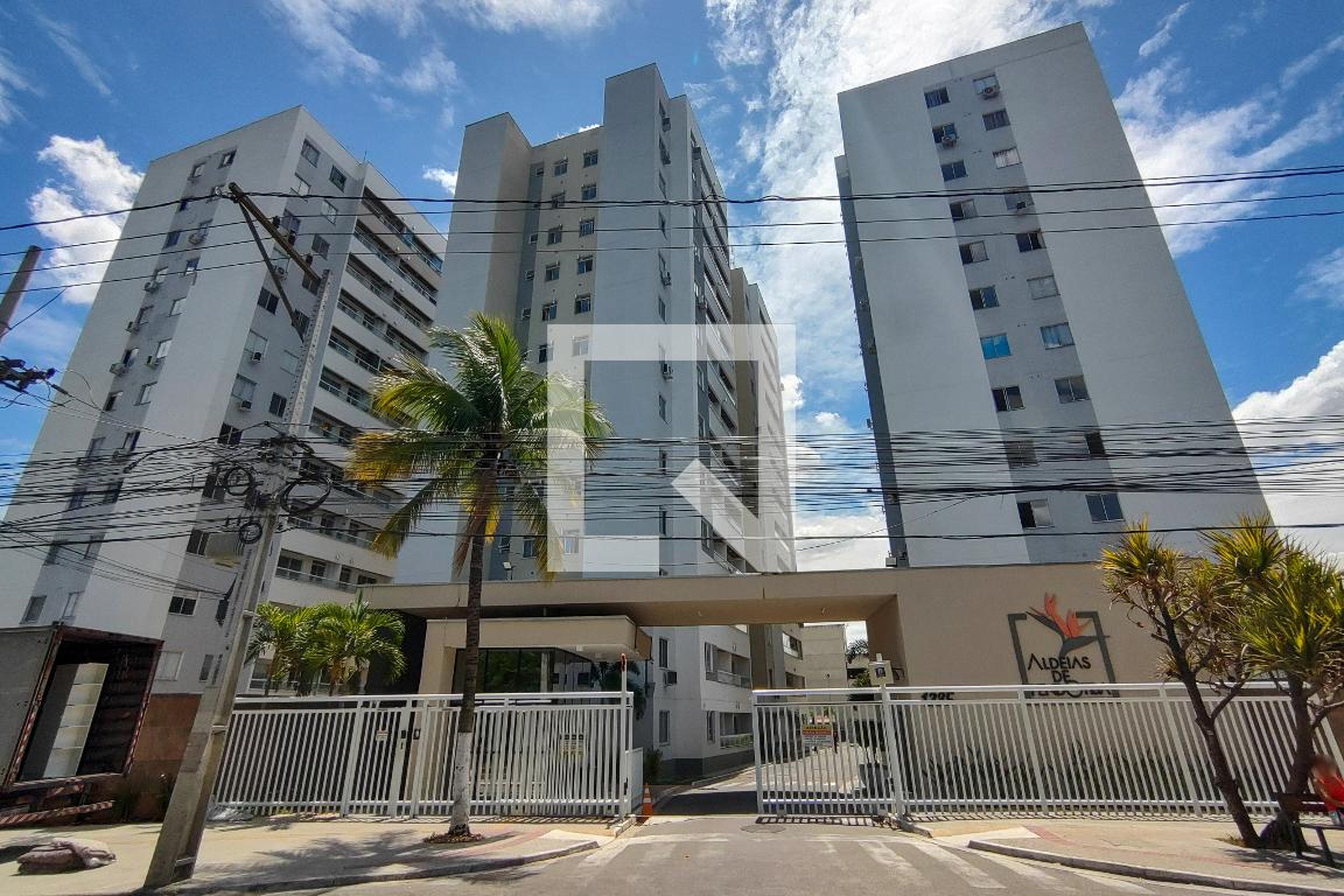 Fachada do condomínio Condomínio Aldeias de Pendotiba