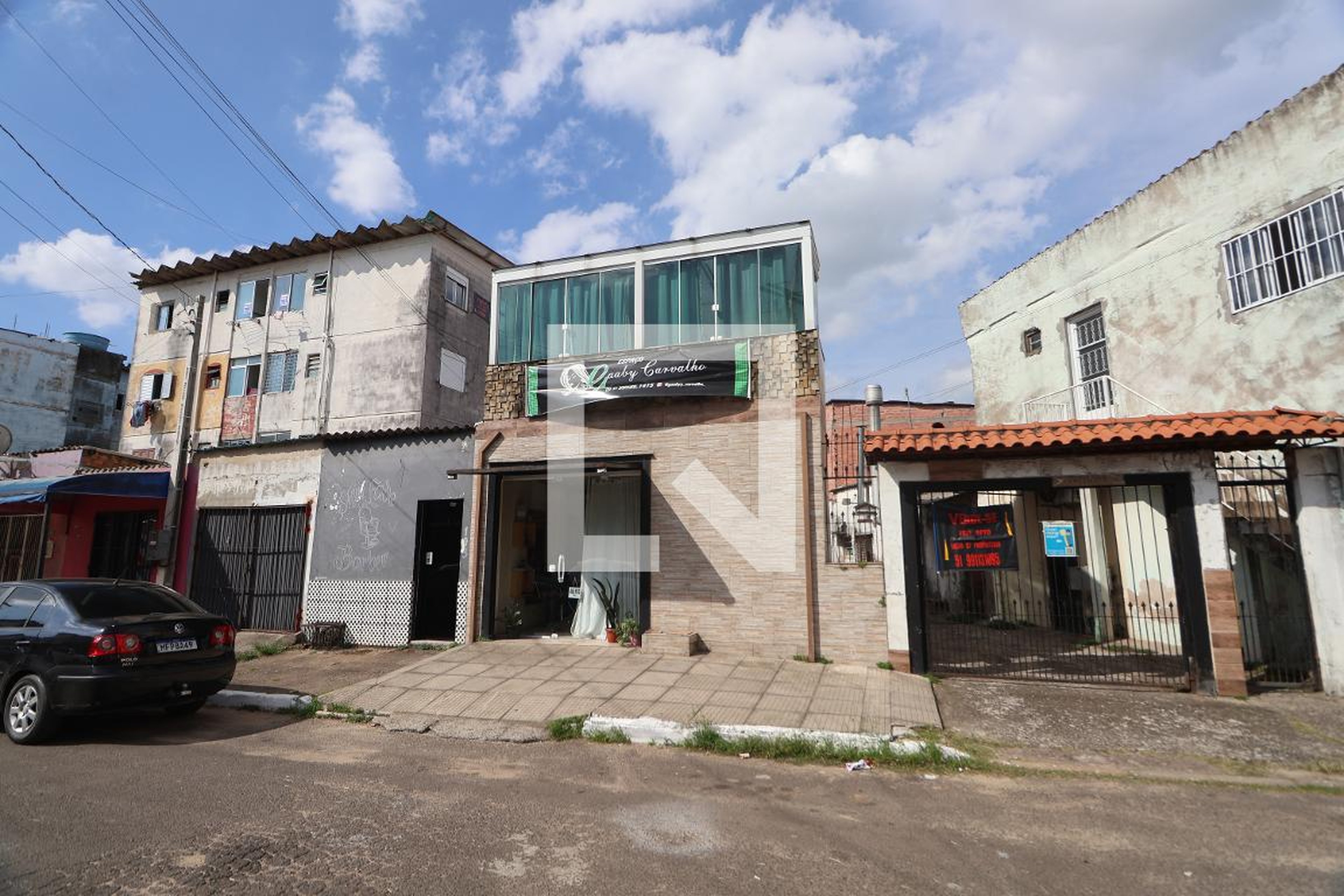 Fachada Condomínio em Acesso B, 117