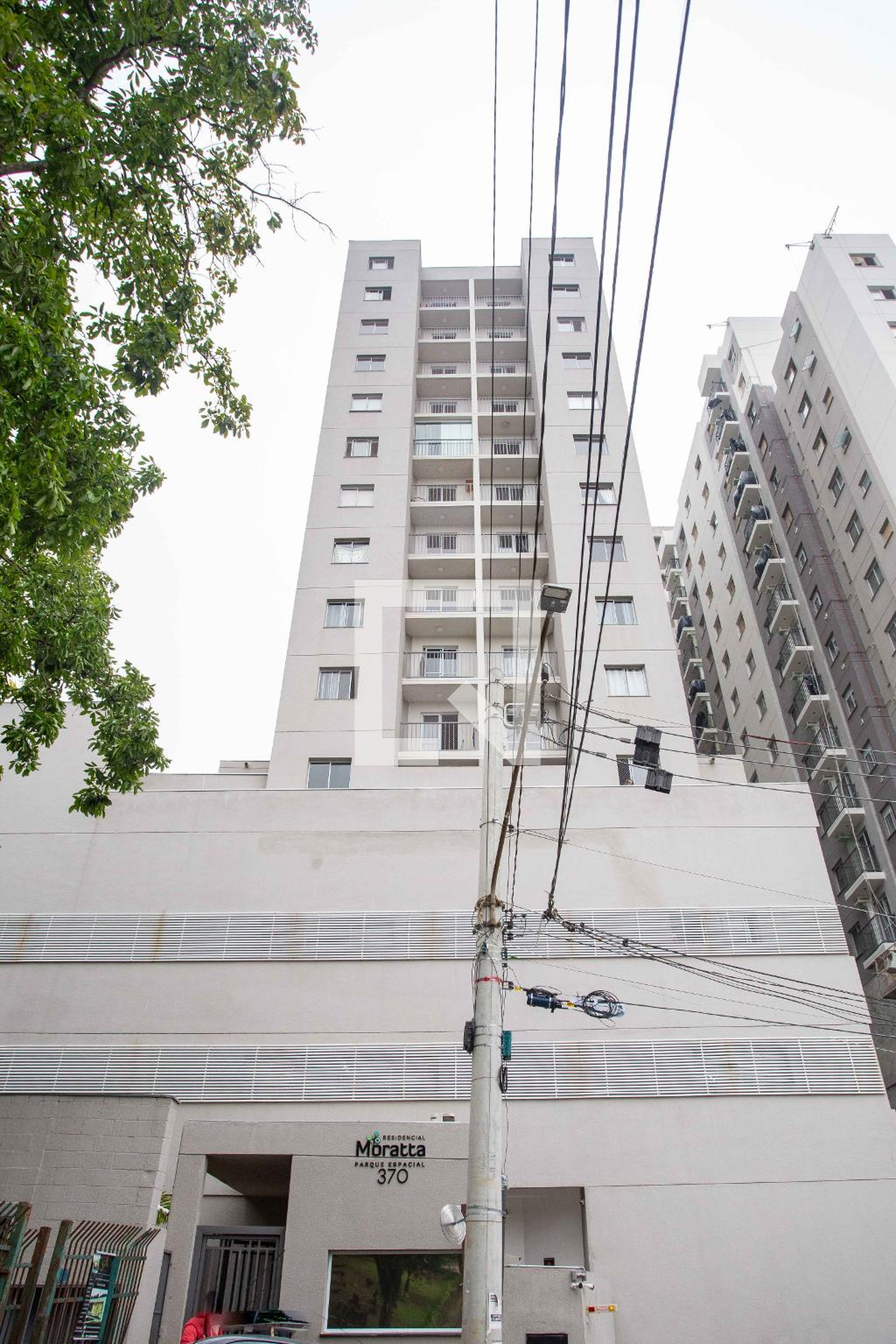 Fachada do condomínio Residencial Moratta Parque Espacial