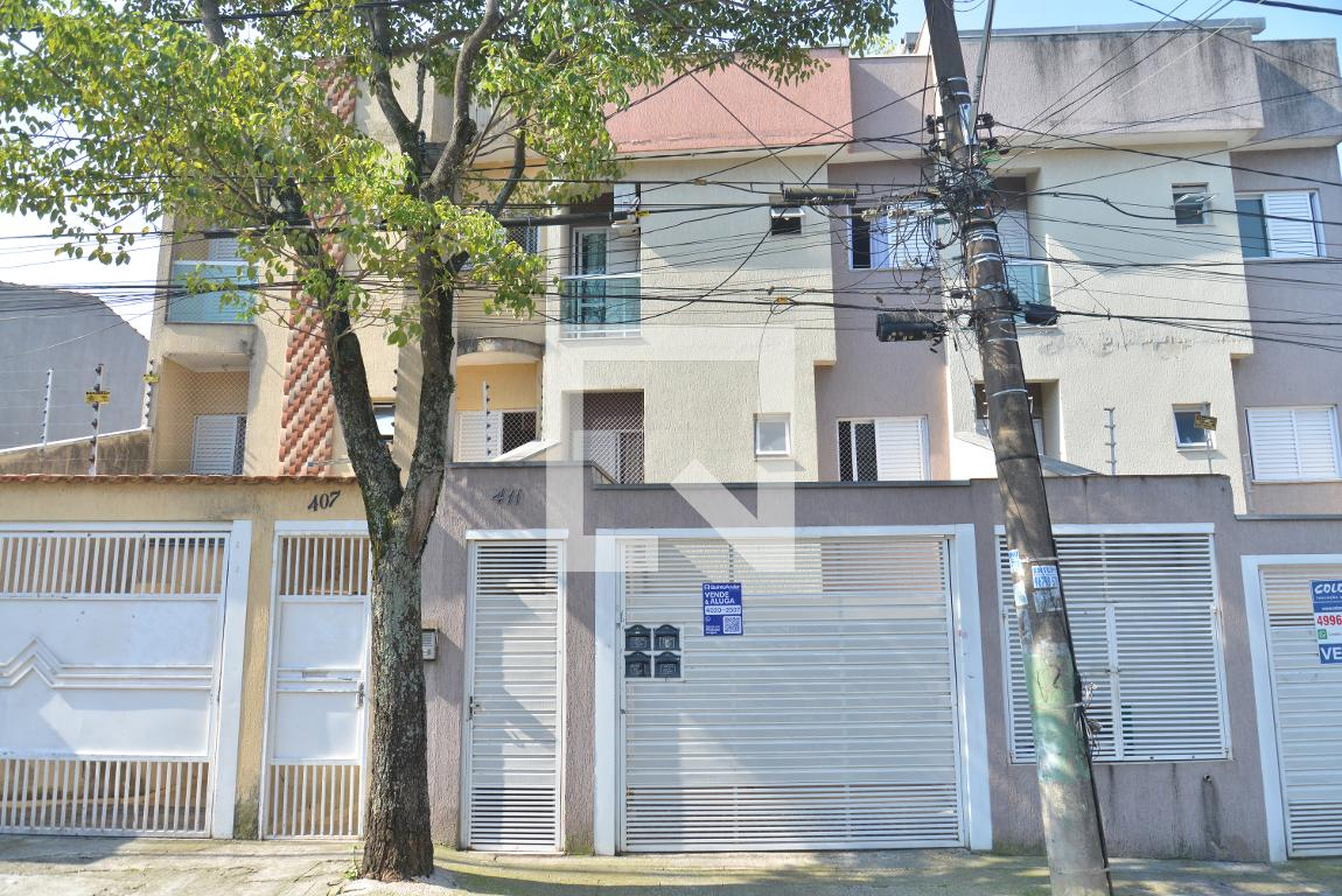 Fachada Condomínio em Rua Vaticano, 411