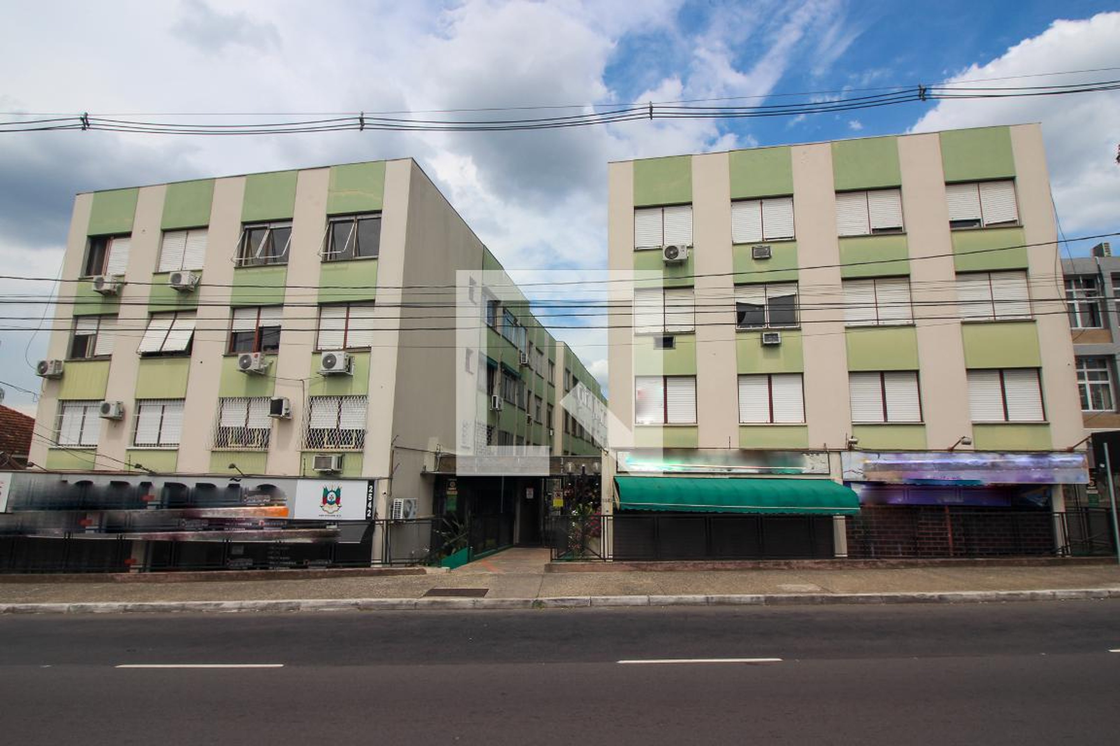 Fachada do condomínio Residencial