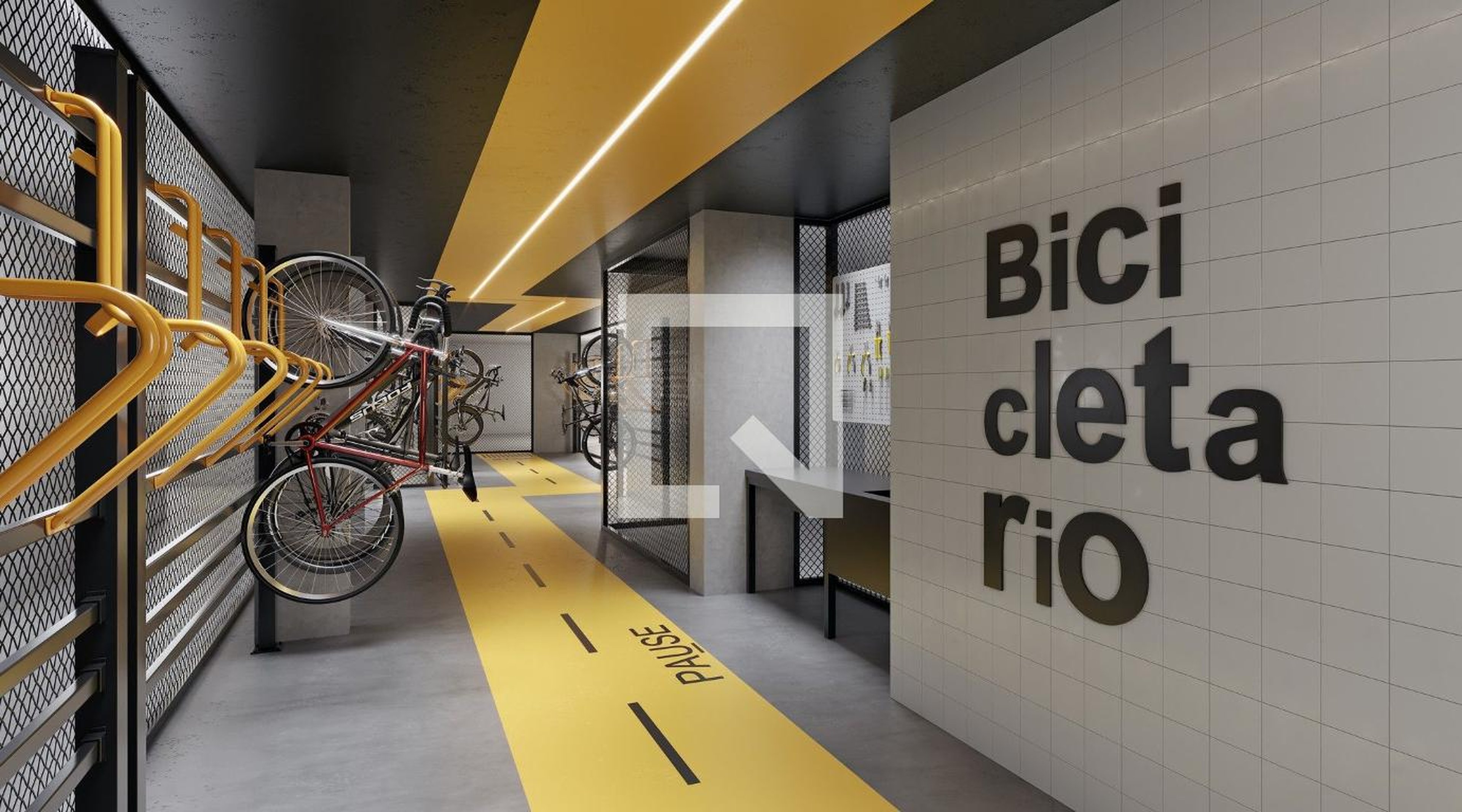 bicicletario - Reserva Caminhos da Lapa