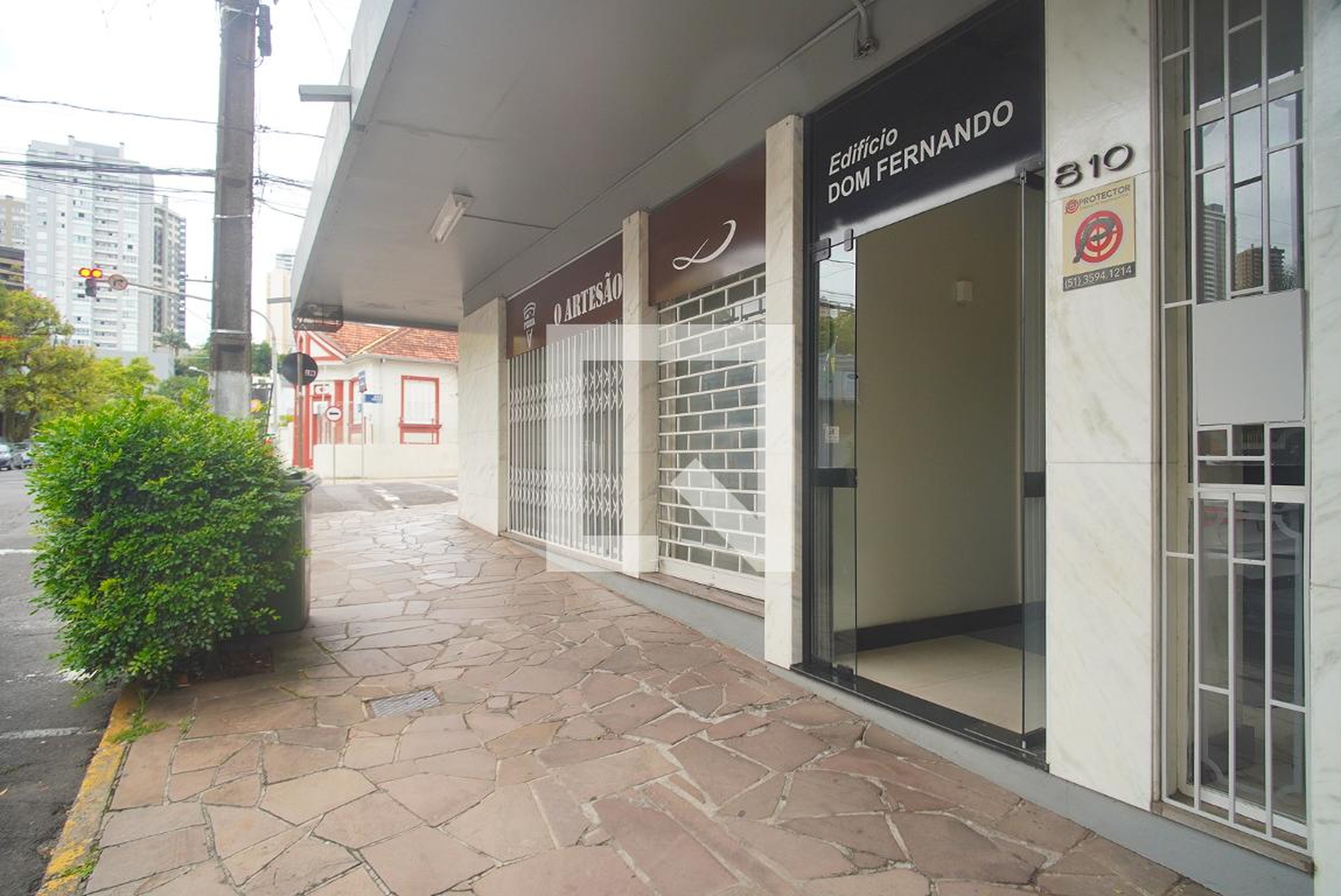 Fachada Condomínio em Rua Silveira Martins, 201