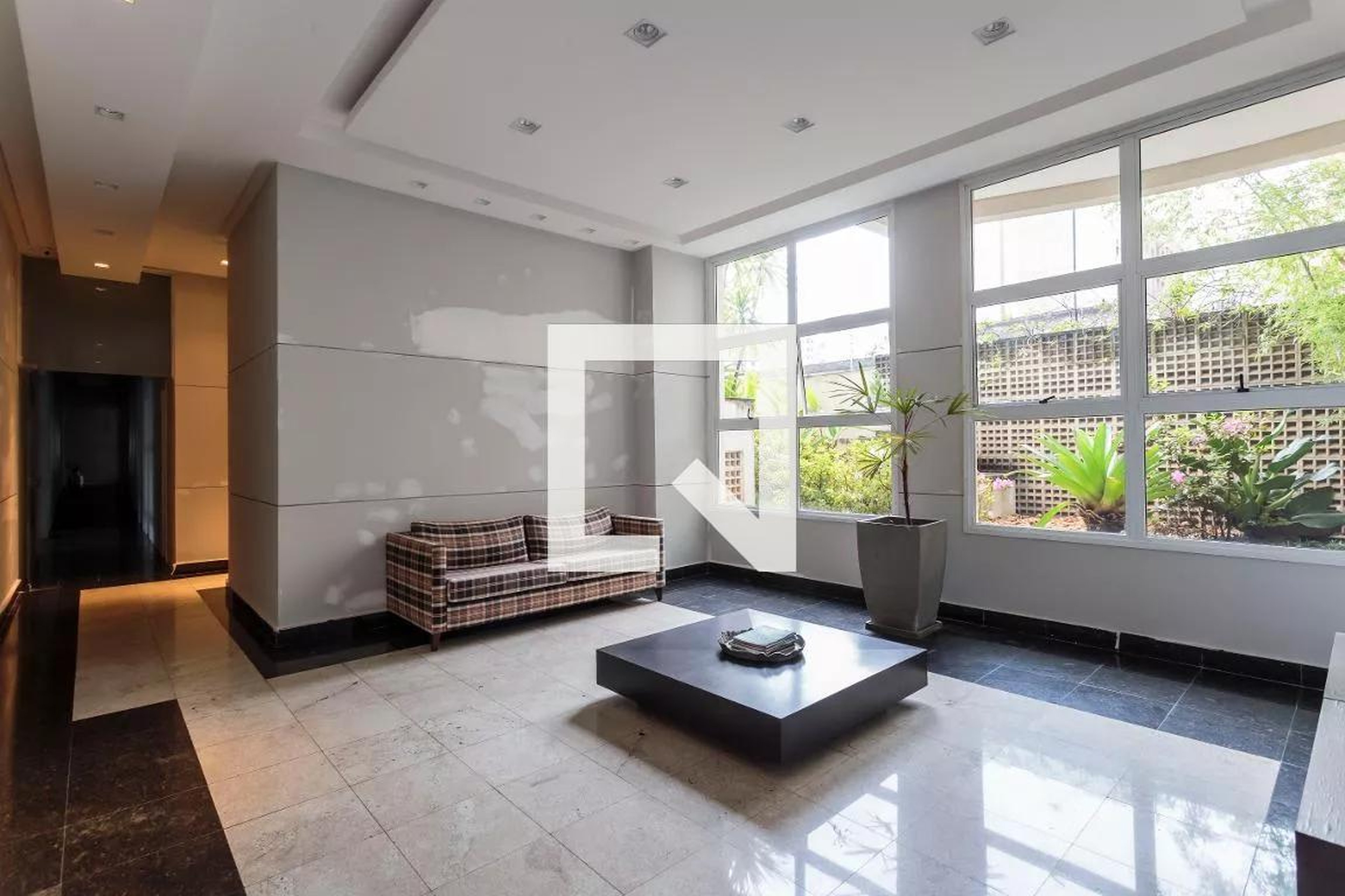 Hall de entrada - Edifício Loft Evolution Itaim