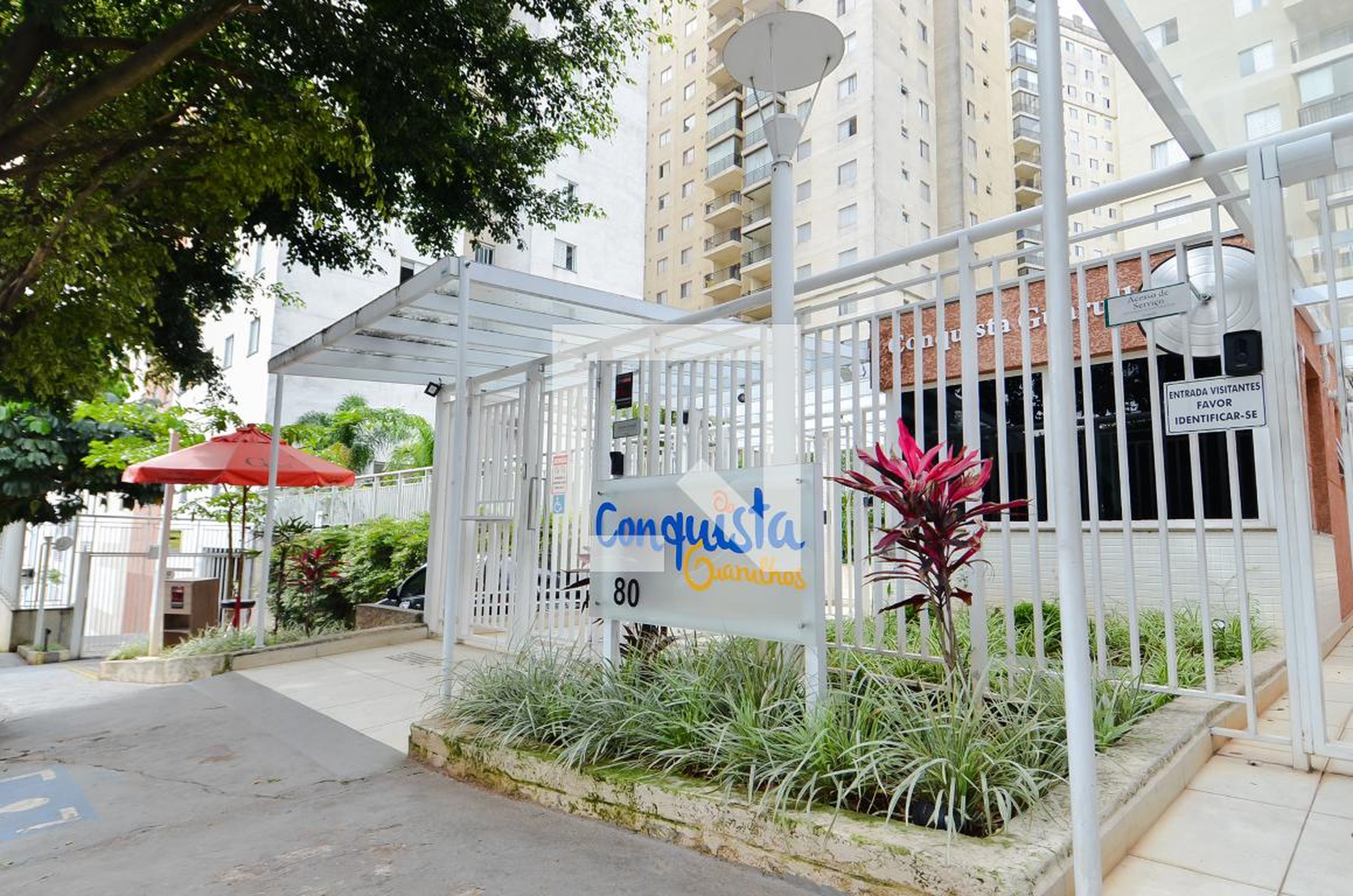 Fachada do Condominio Condomínio Conquista Guarulhos