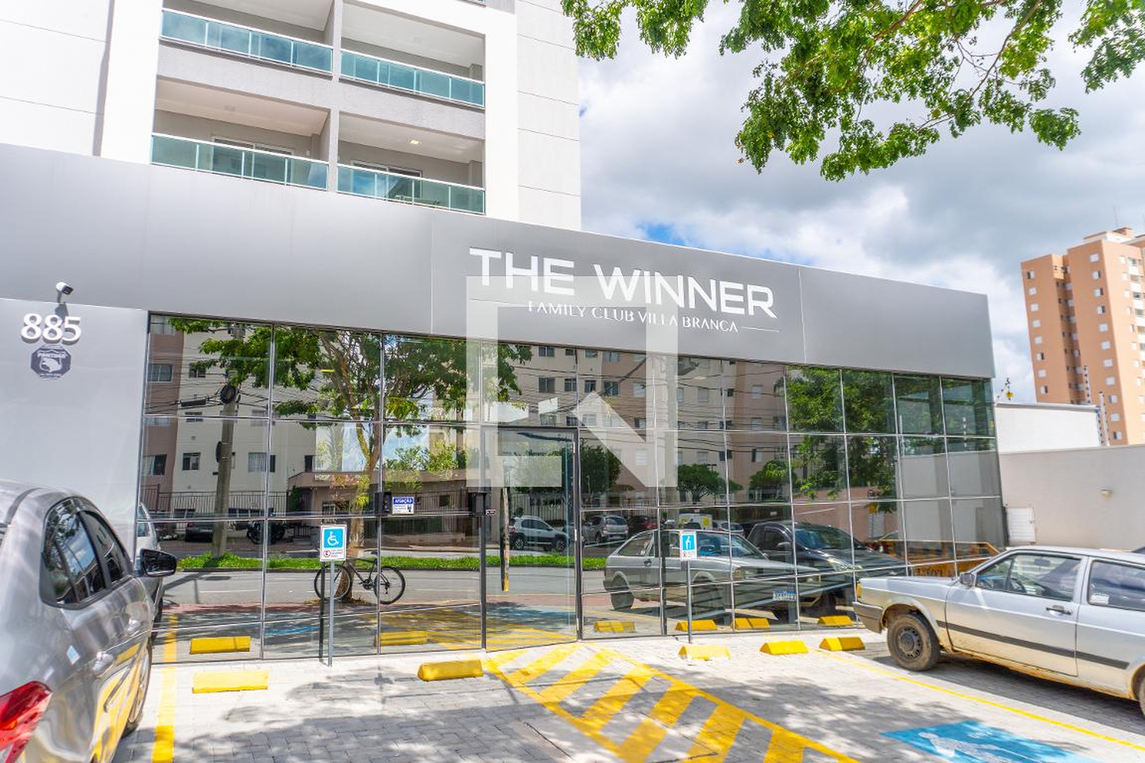 Fachada do Prédio Condomínio The Winner Family Club Villa Branca