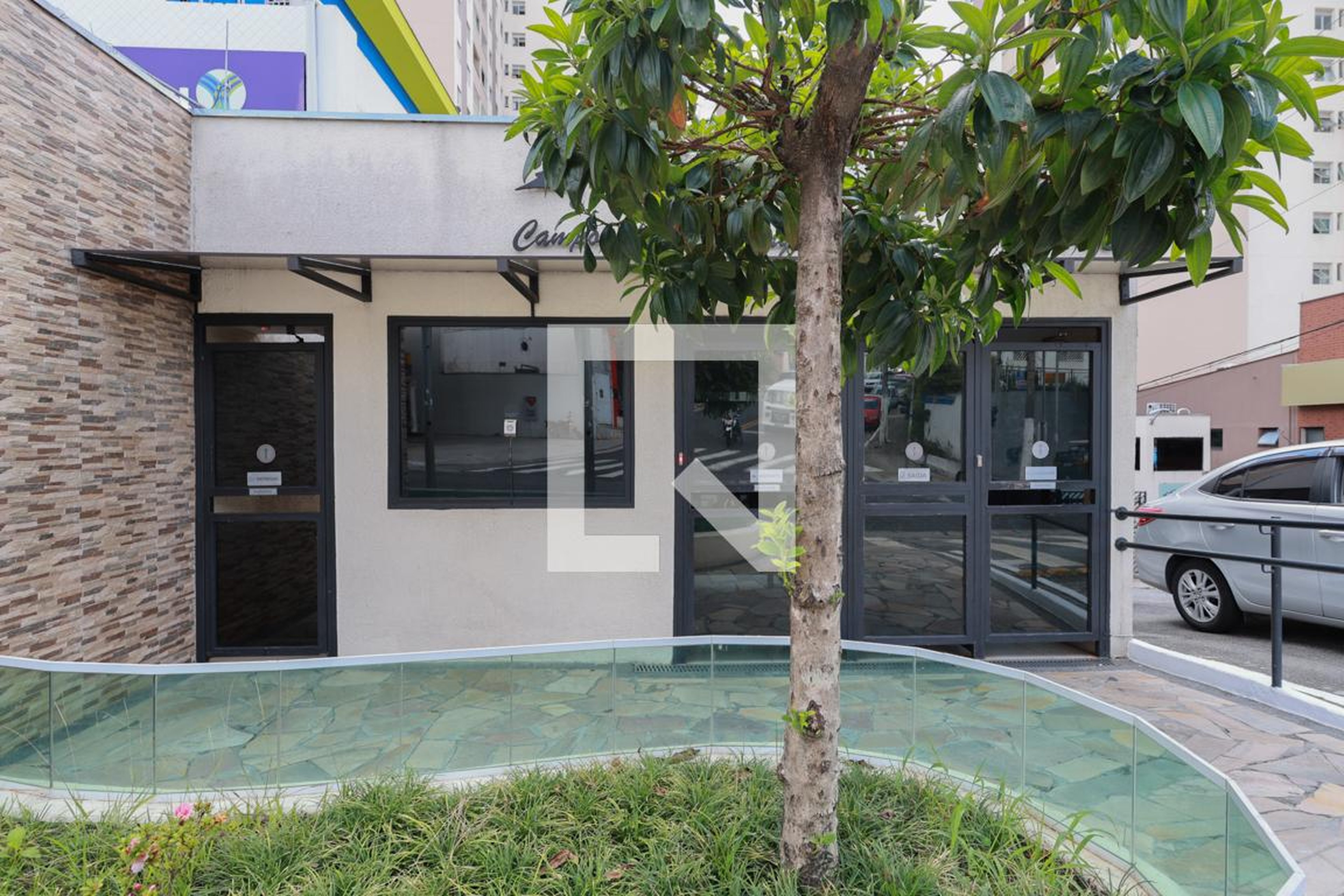 Fachada do condomínio Residencial Campos de Piratininga