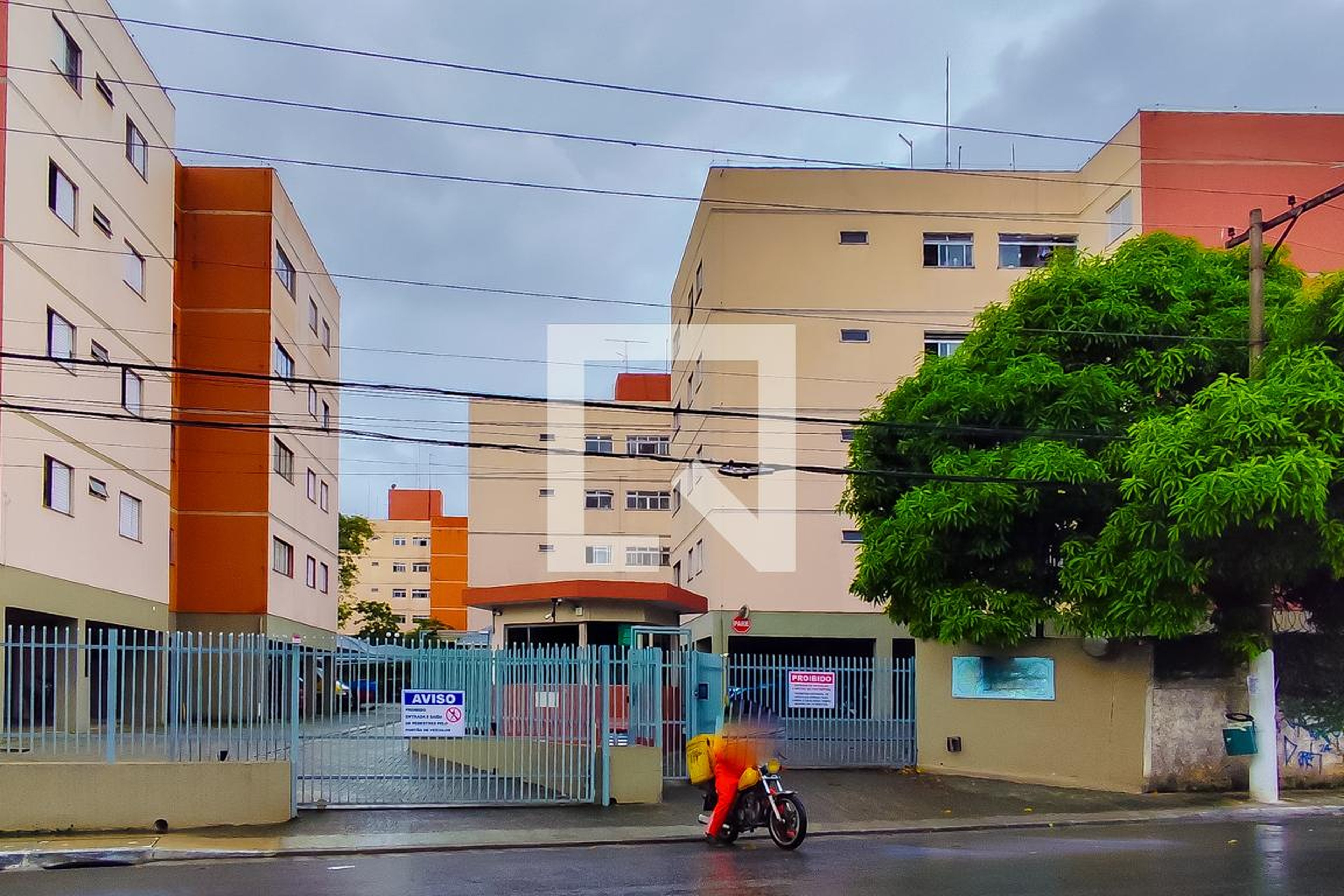 Fachada do condomínio Residencial Vila Prudente