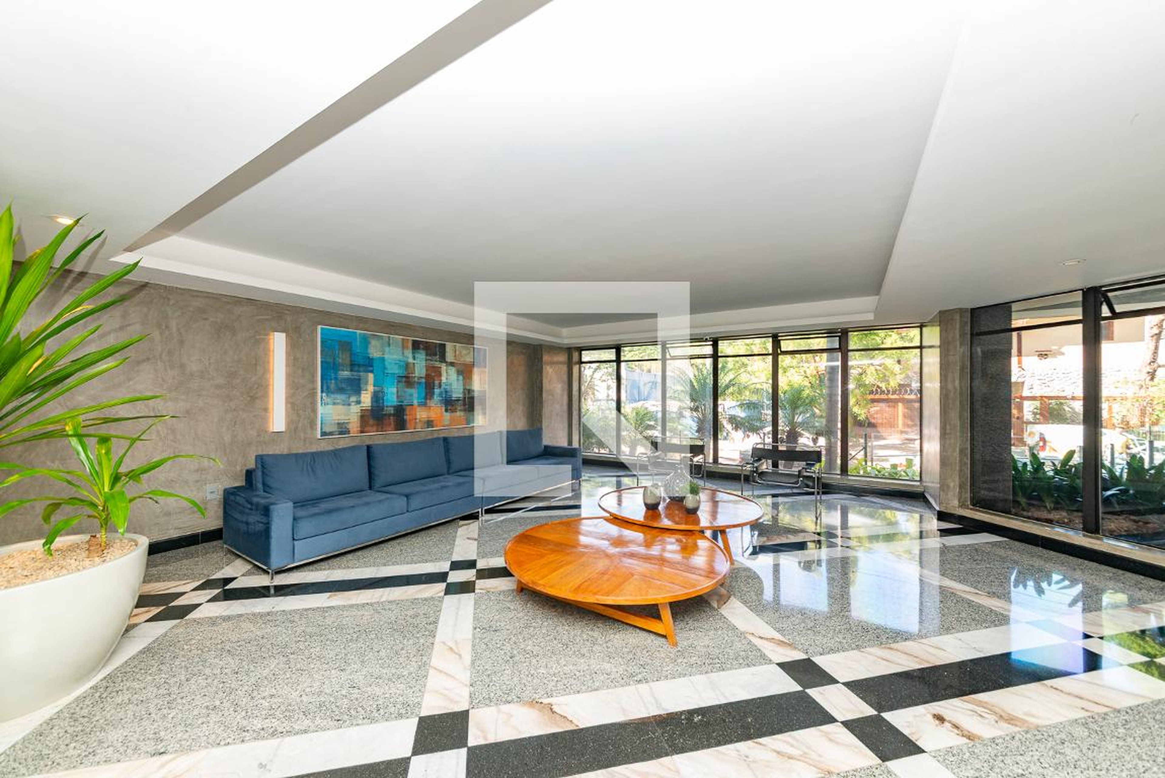 Hall de entrada - Residencial São Bento
