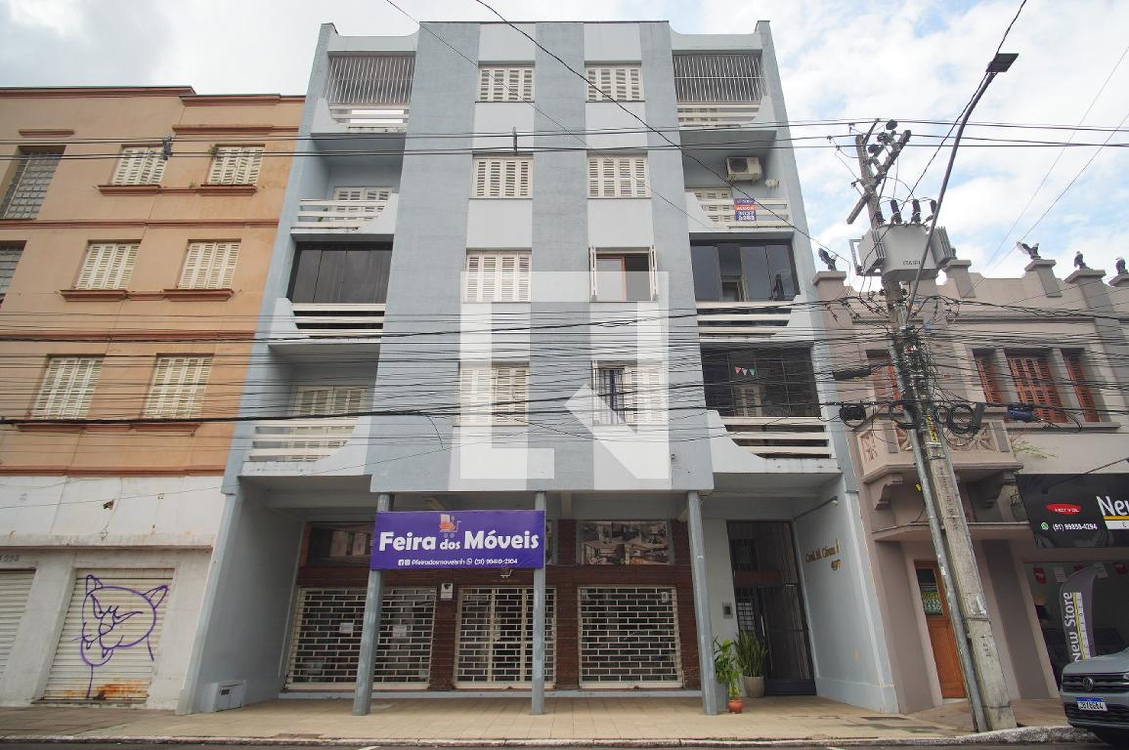 Fachada Condomínio em Avenida Pedro Adams Filho, 4977