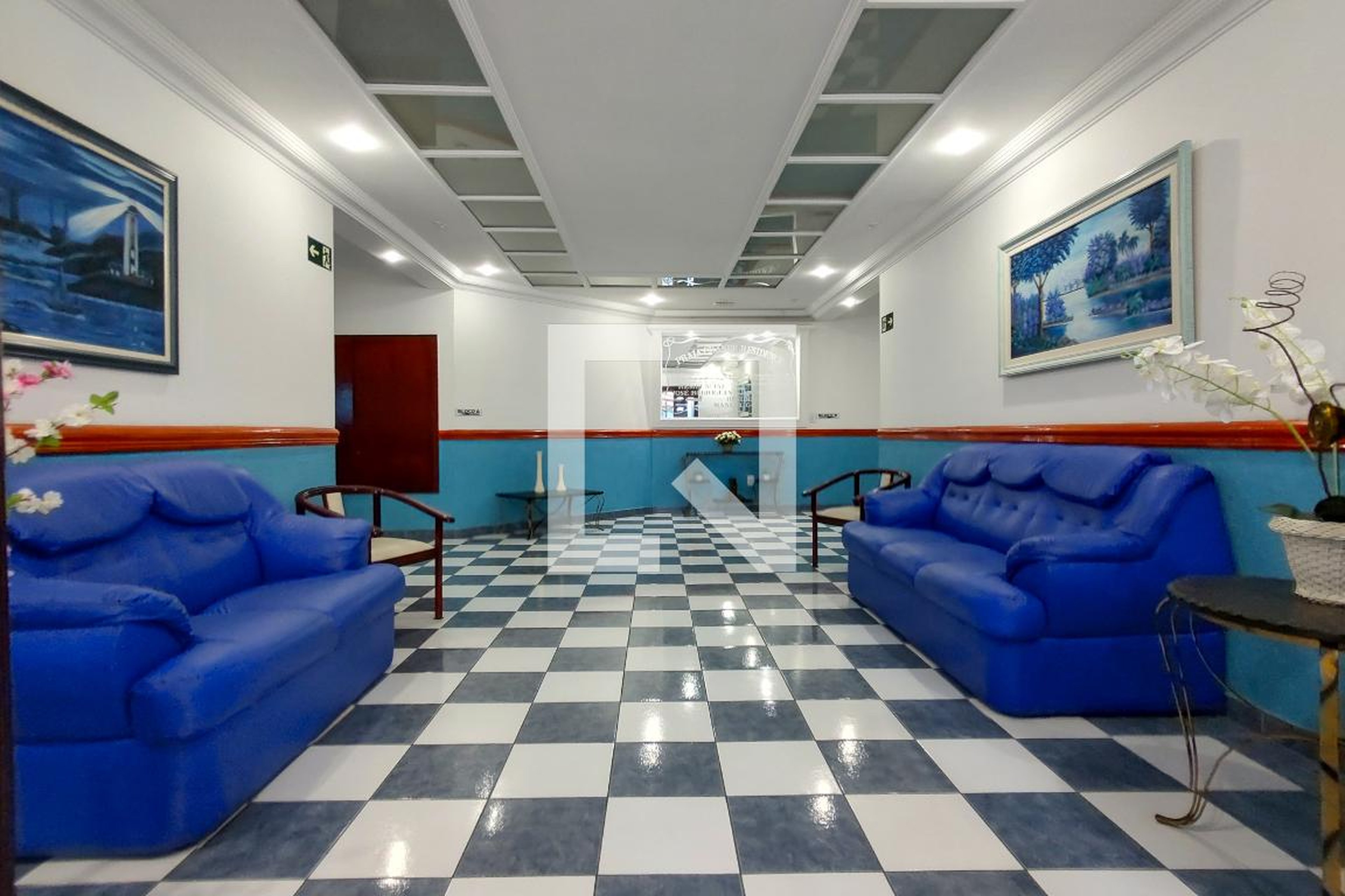 Hall de entrada - Praia Grande Residence