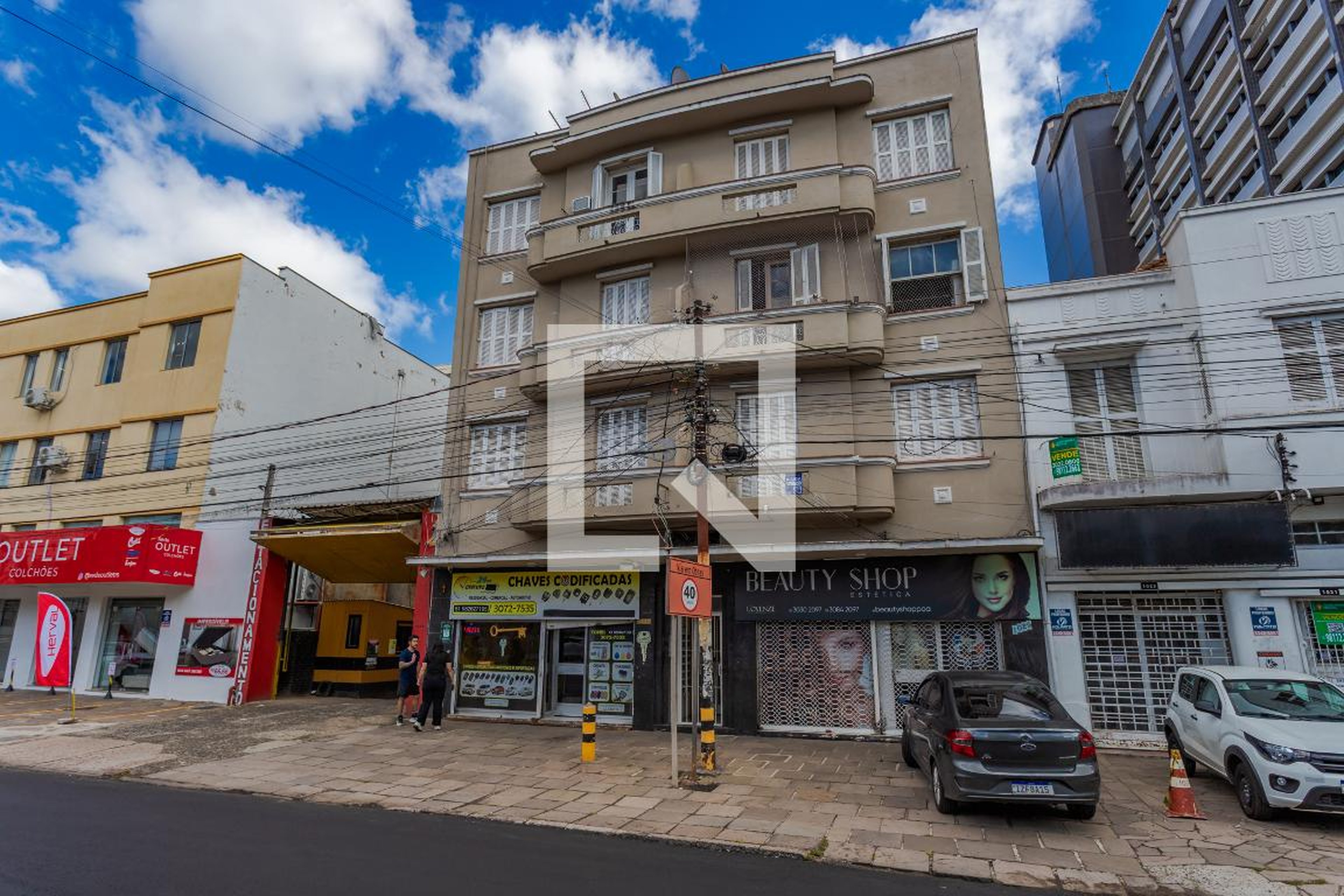 Fachada Condomínio em Avenida Benjamin Constant, 1033