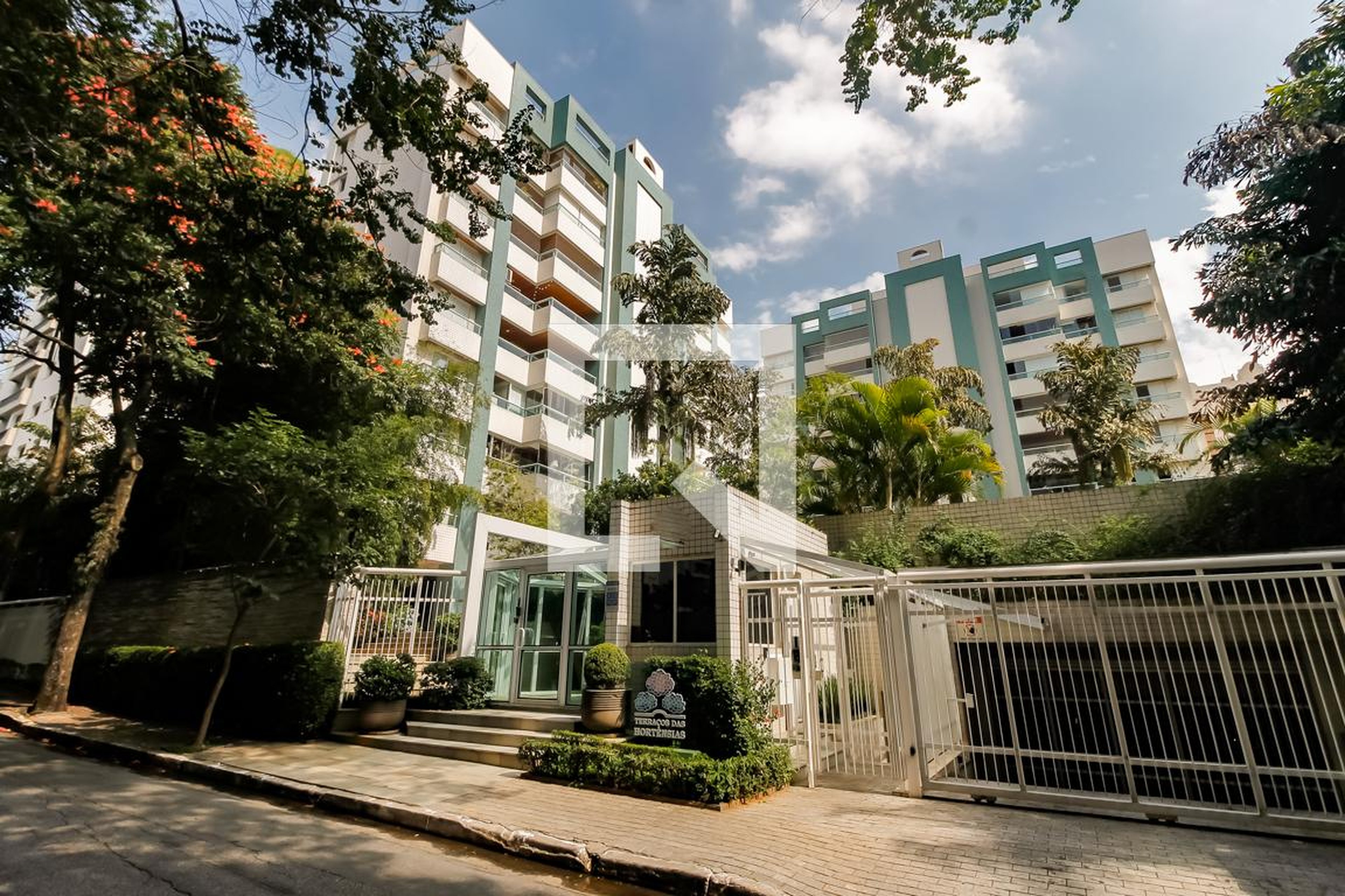 Fachada do Prédio Condomínio Terraços das Hortênsias