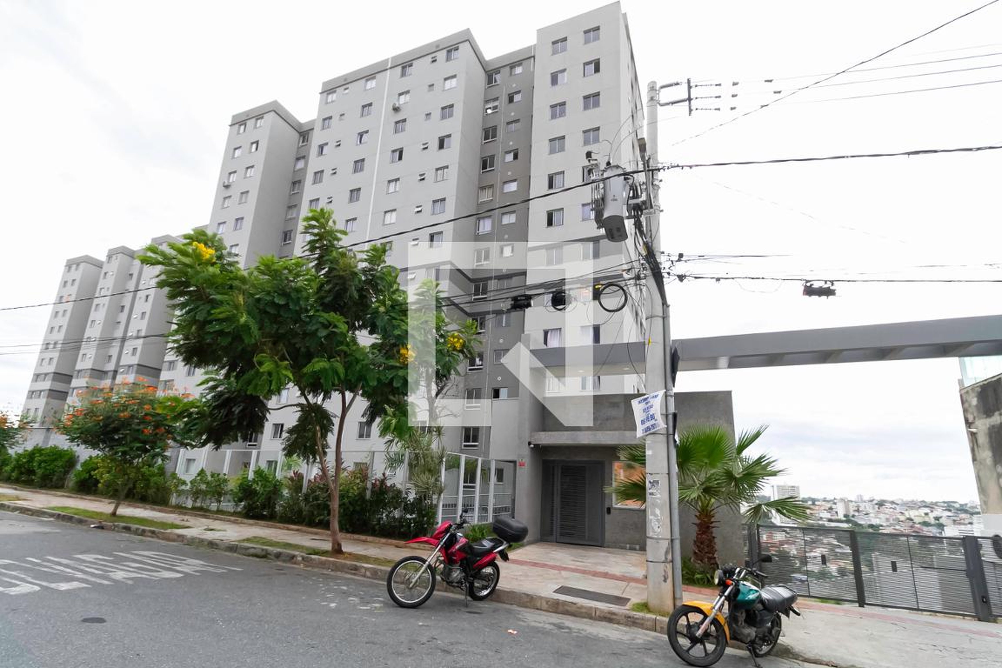 Fachada do condomínio Residencial Alto Boa Vista