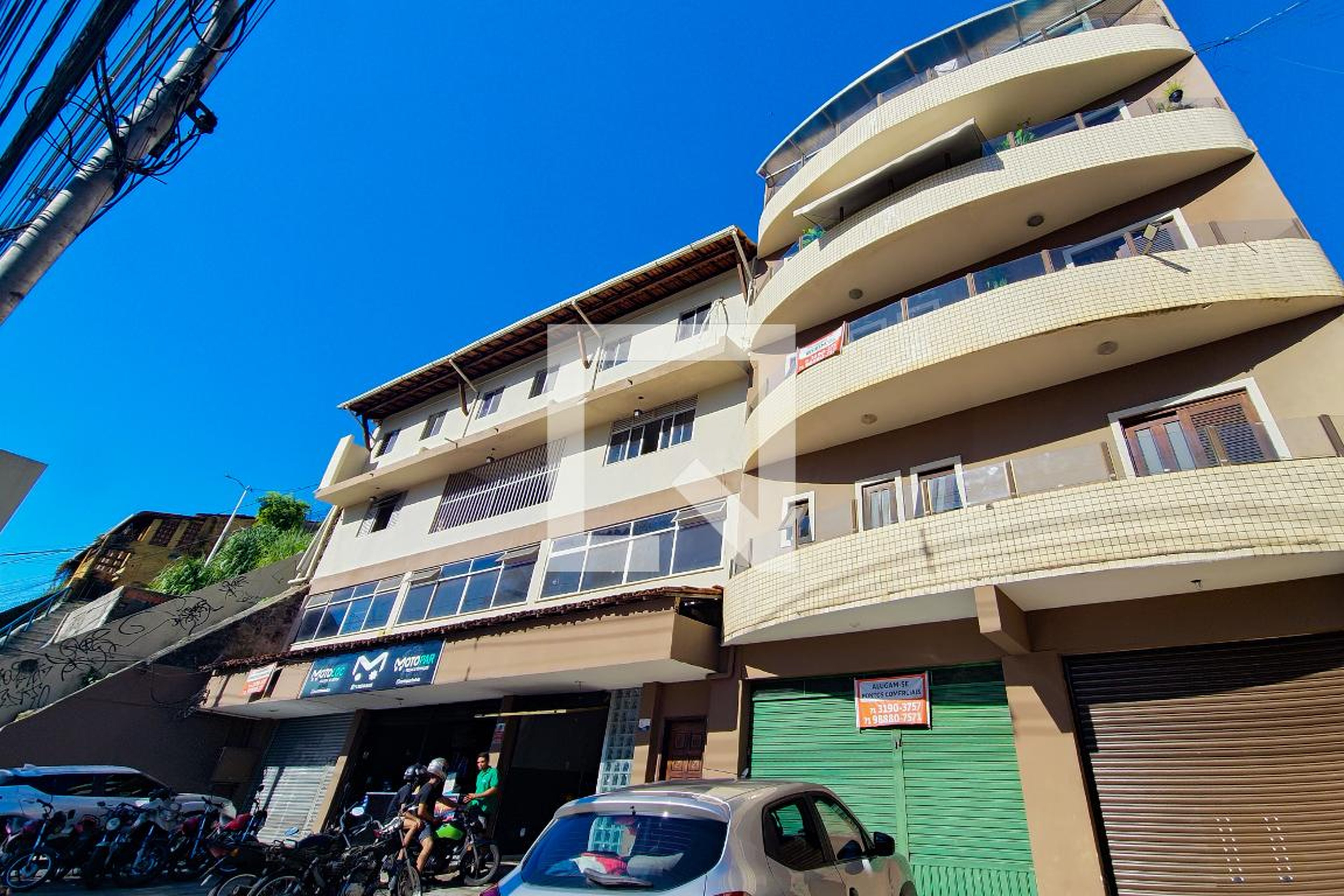 Fachada Condomínio em Ladeira de Nanã, 206