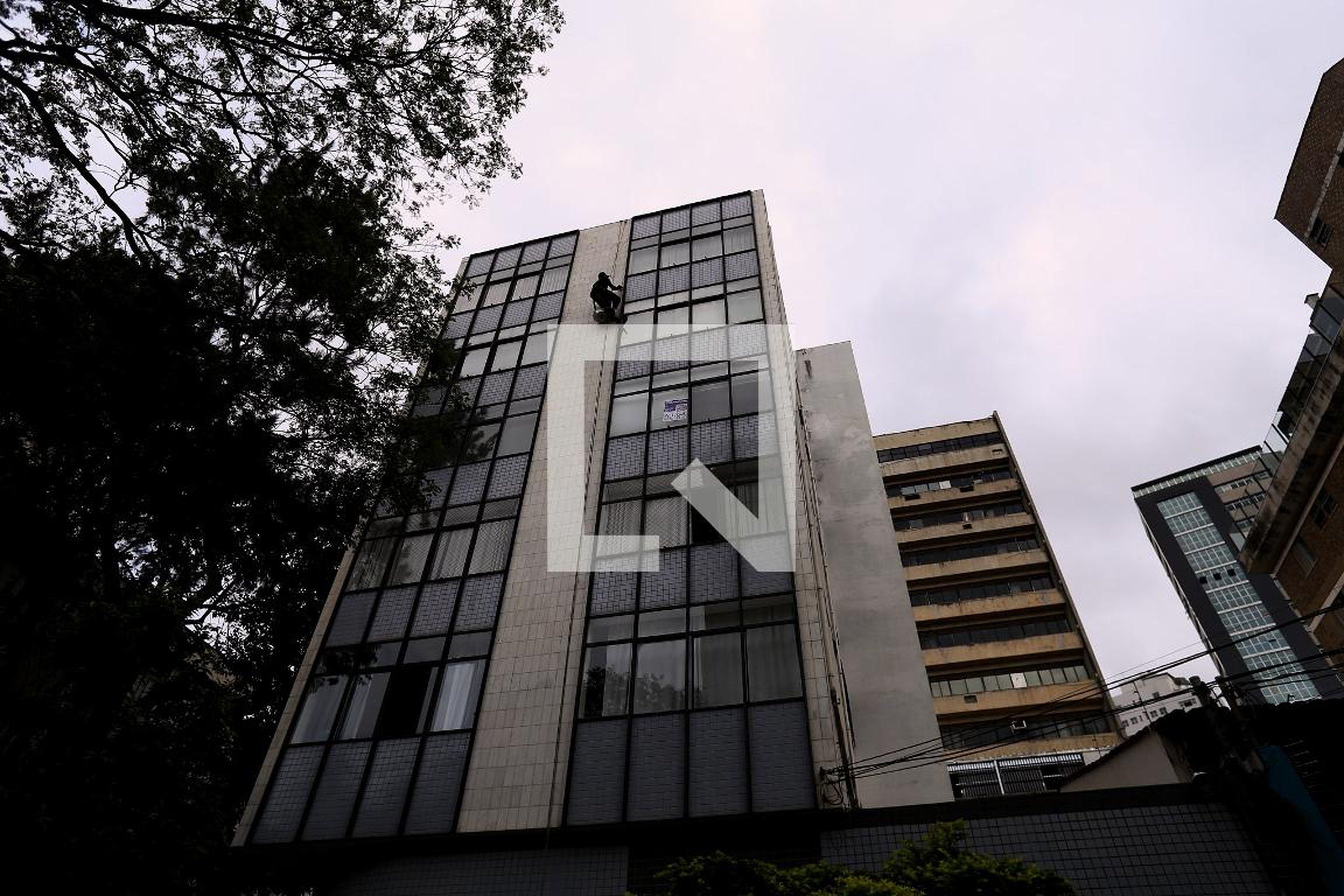 Fachada Condomínio em Rua Montevidéu, 193