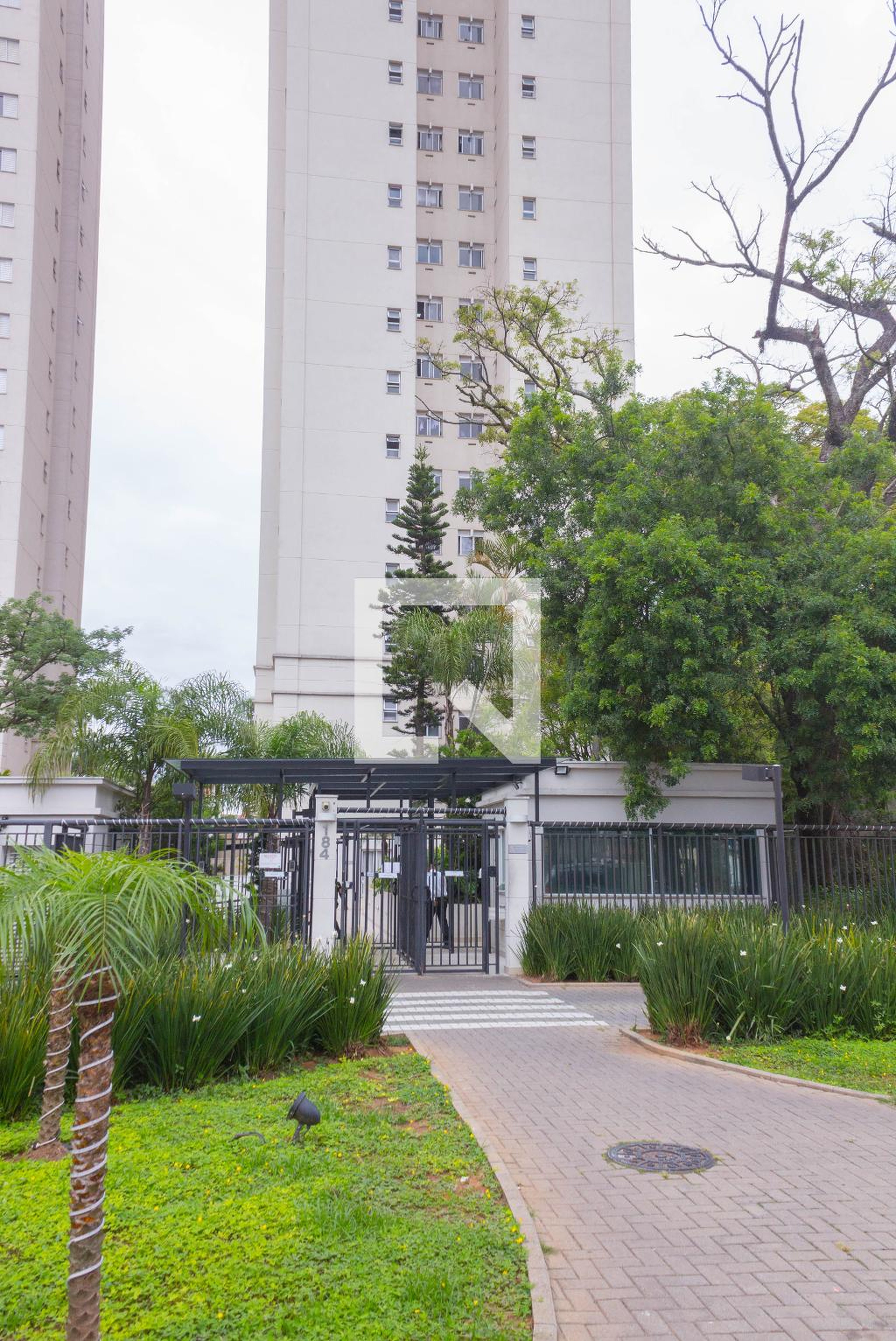 Fachada Condomínio em Rua Ruy Barbosa, 124