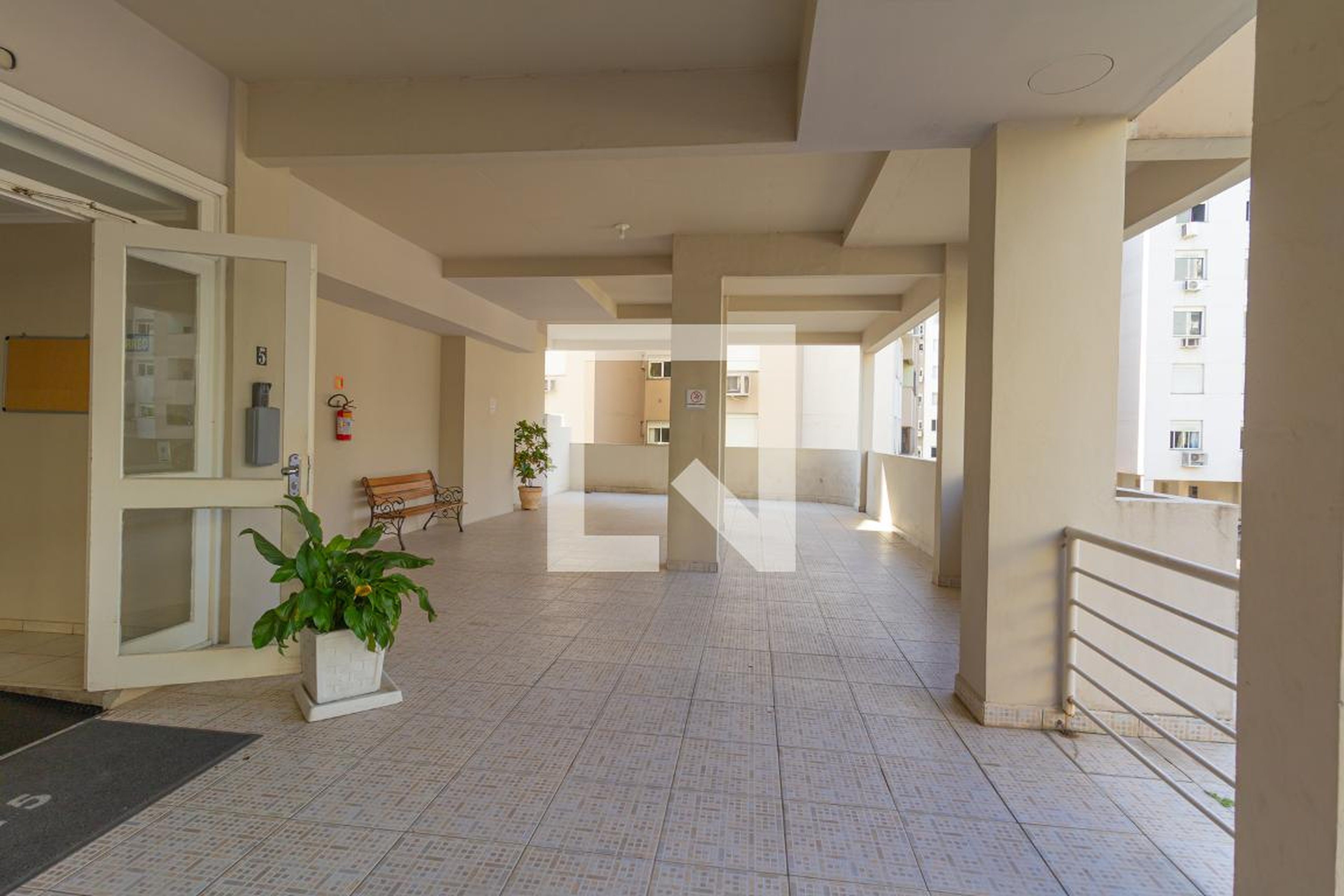 Hall social - Residencial Porto Canoas