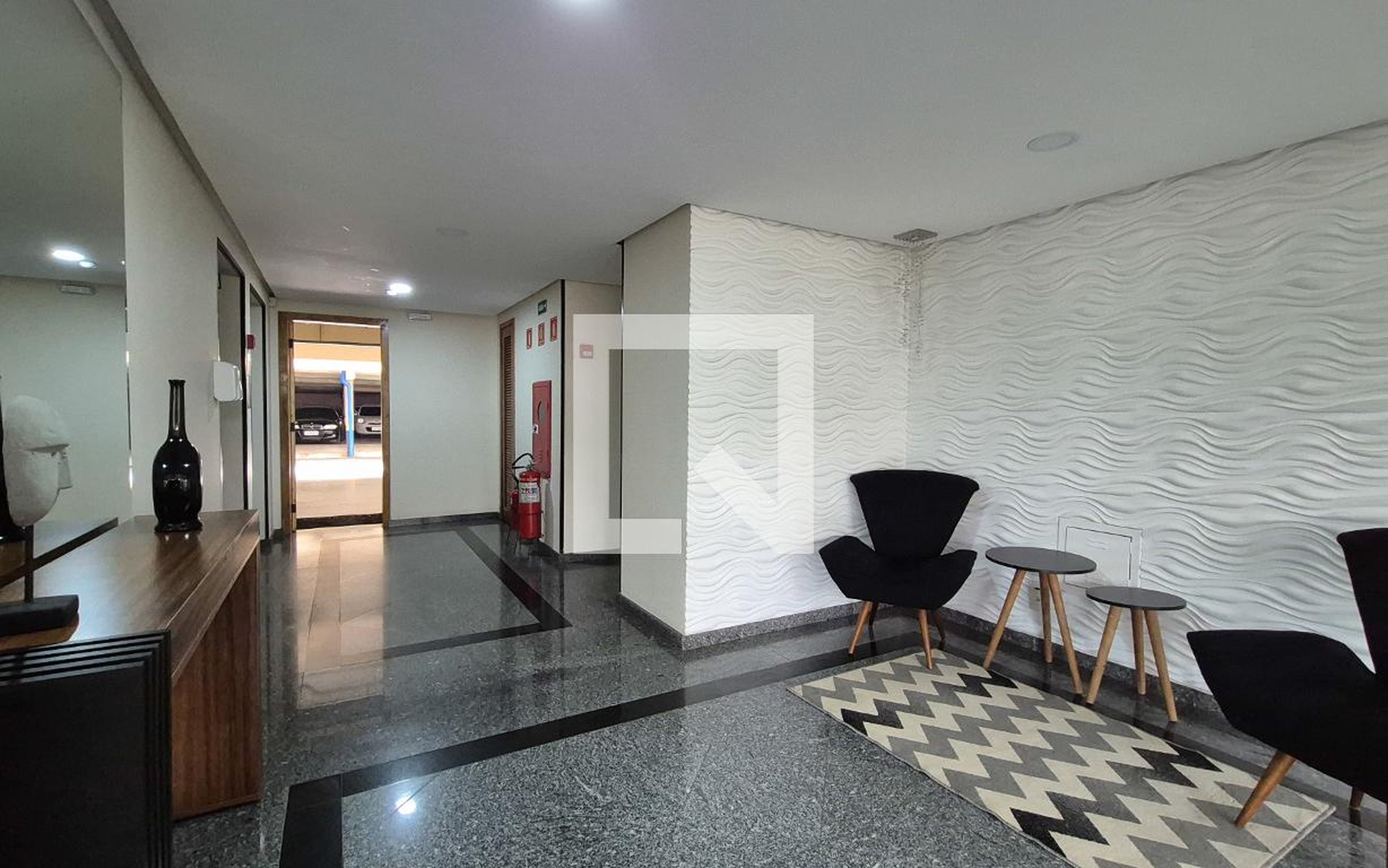 Hall de entrada Residencial Vila Floresta