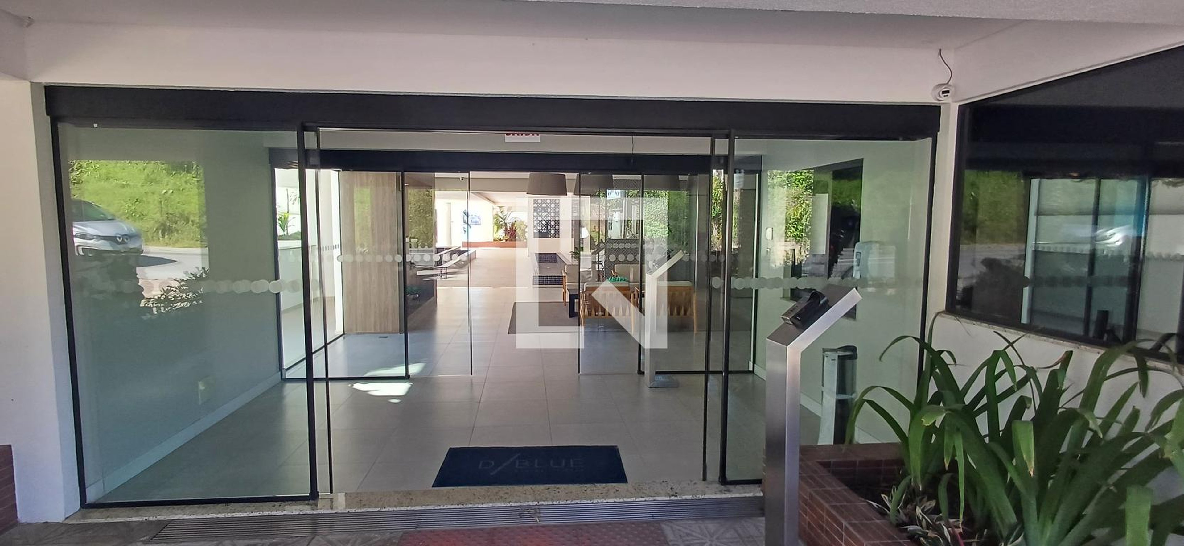 Hall de entrada Condomínio D Blue Residence Club