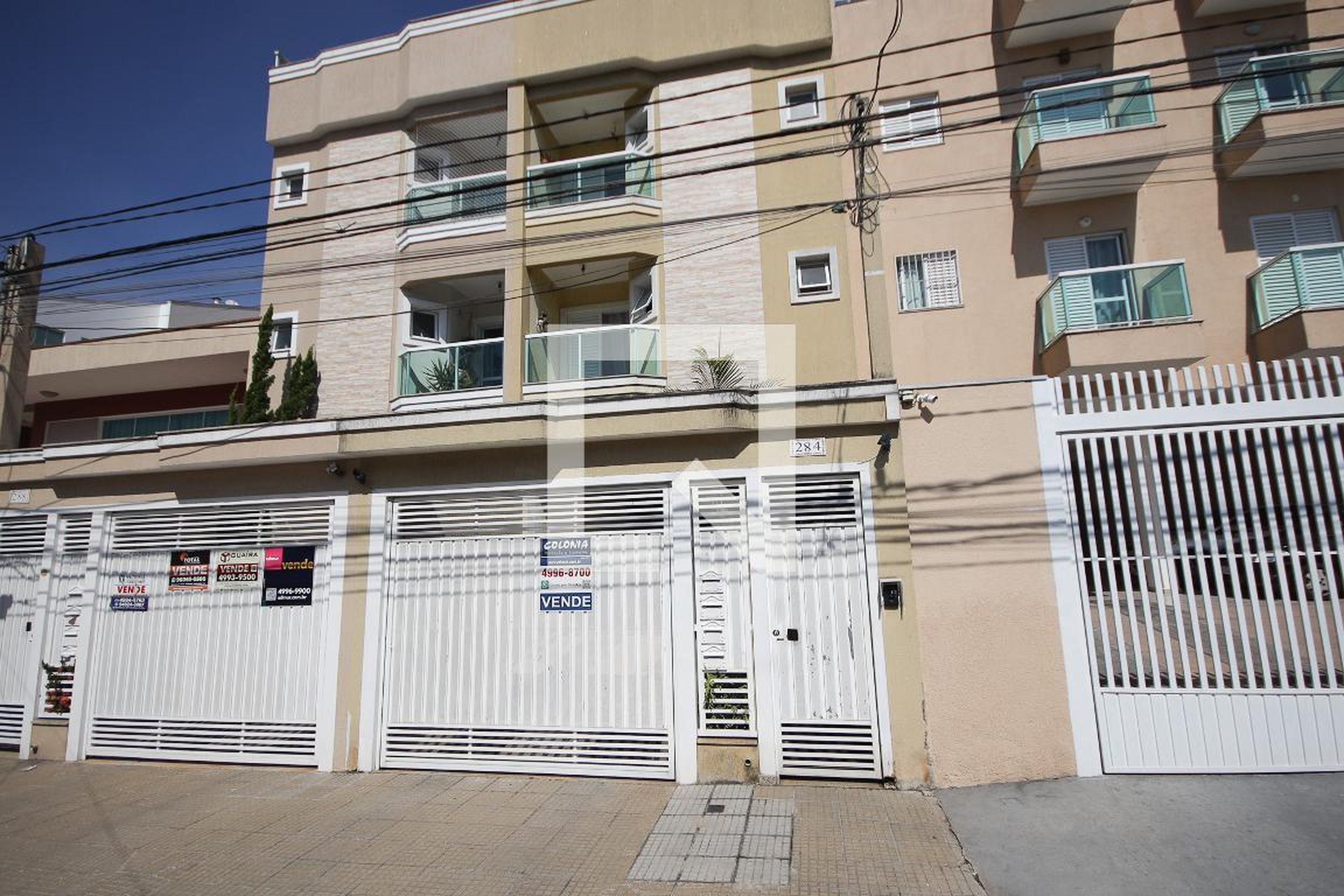Fachada Condomínio em Rua Bélgica, 284