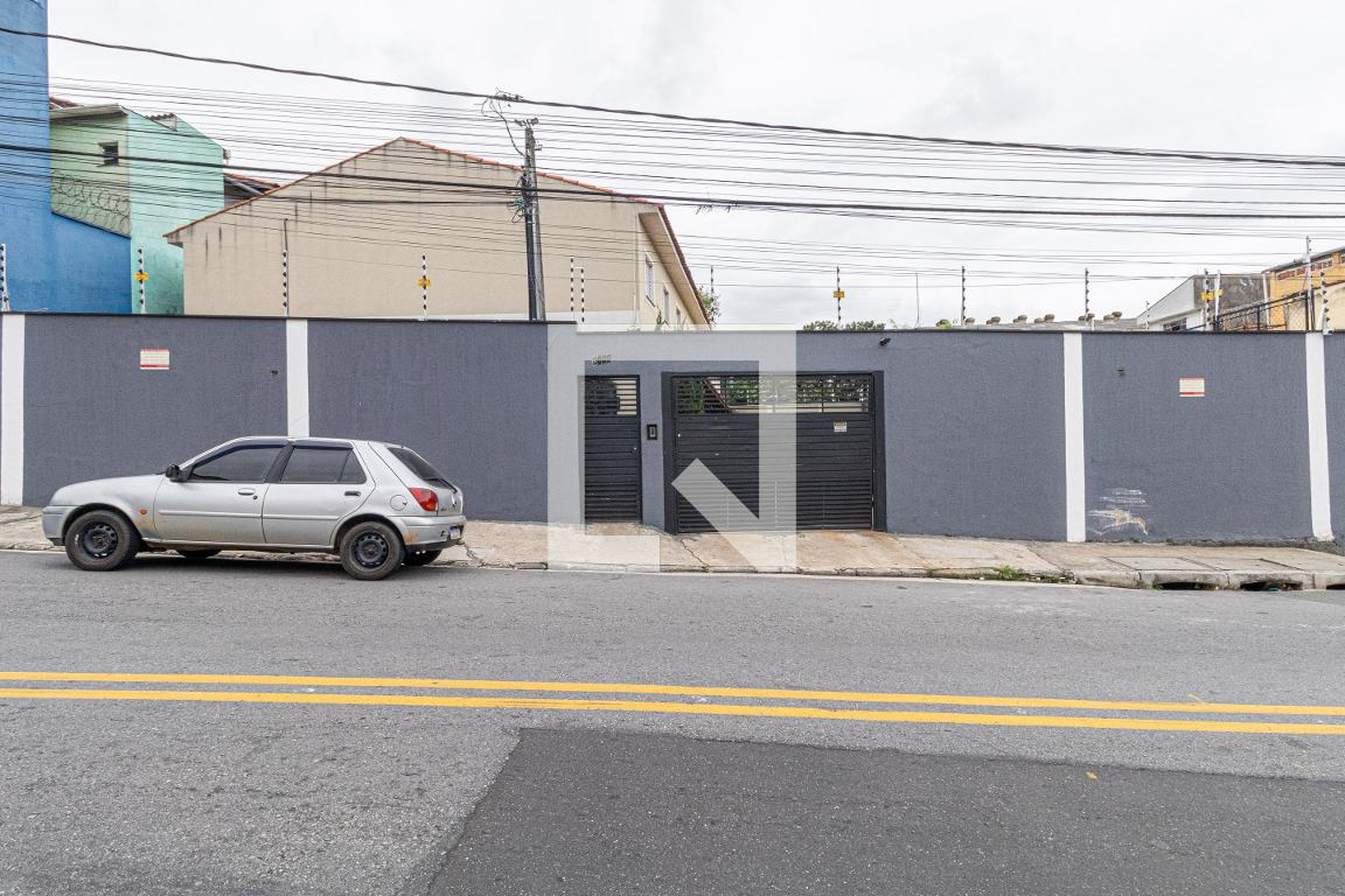 Fachada Condomínio em Rua Francisco Alarico Bérgamo, 1154