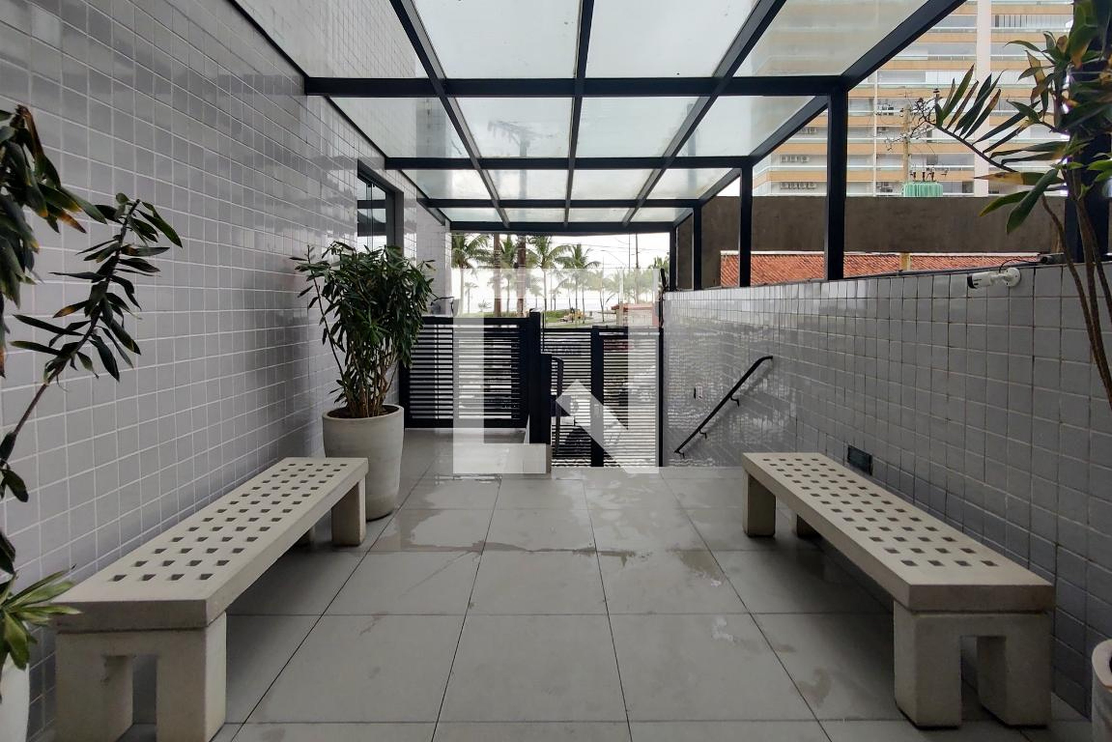 Hall de entrada - Residencial Habitat