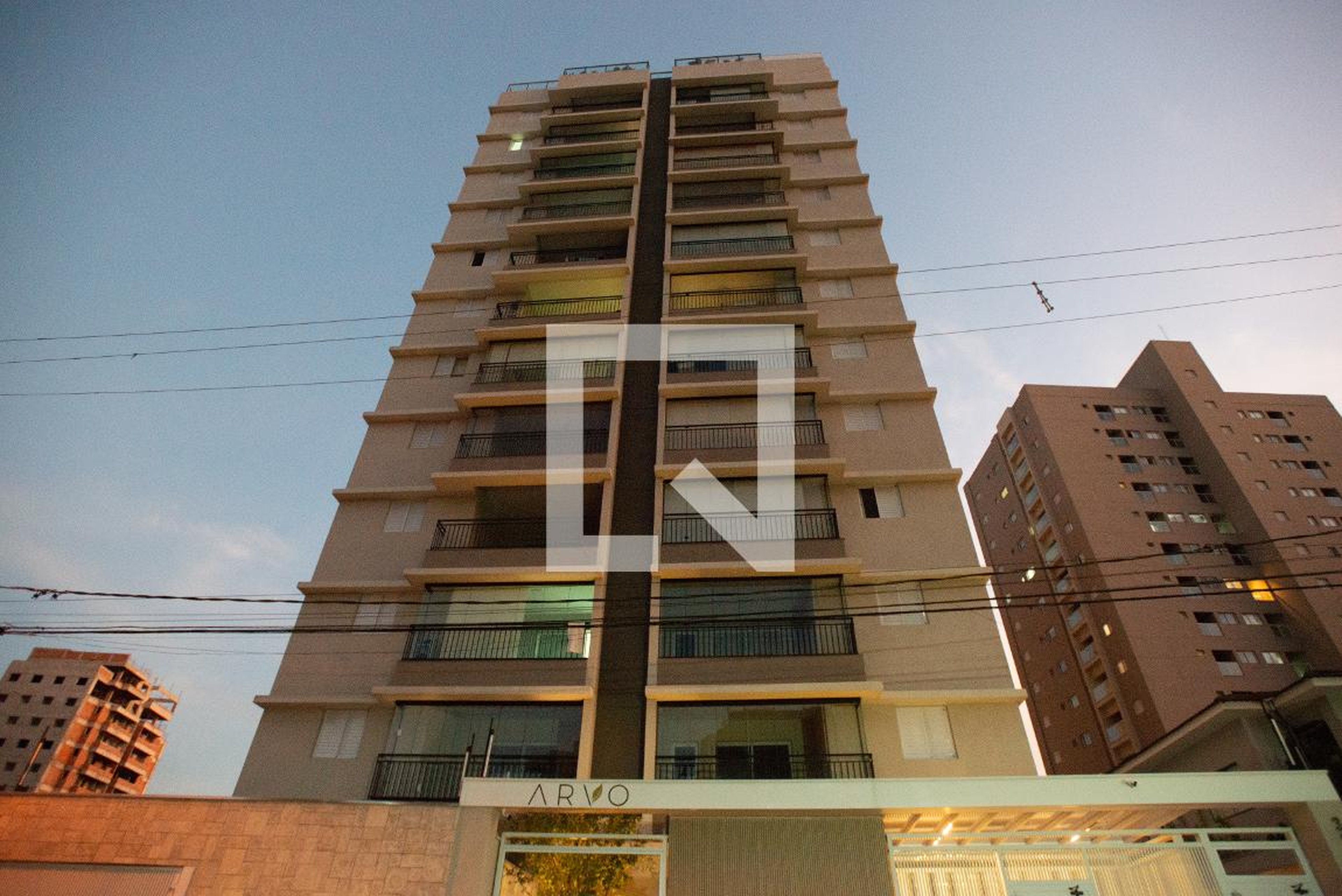 Fachada Condomínio Arvo Ribeirania