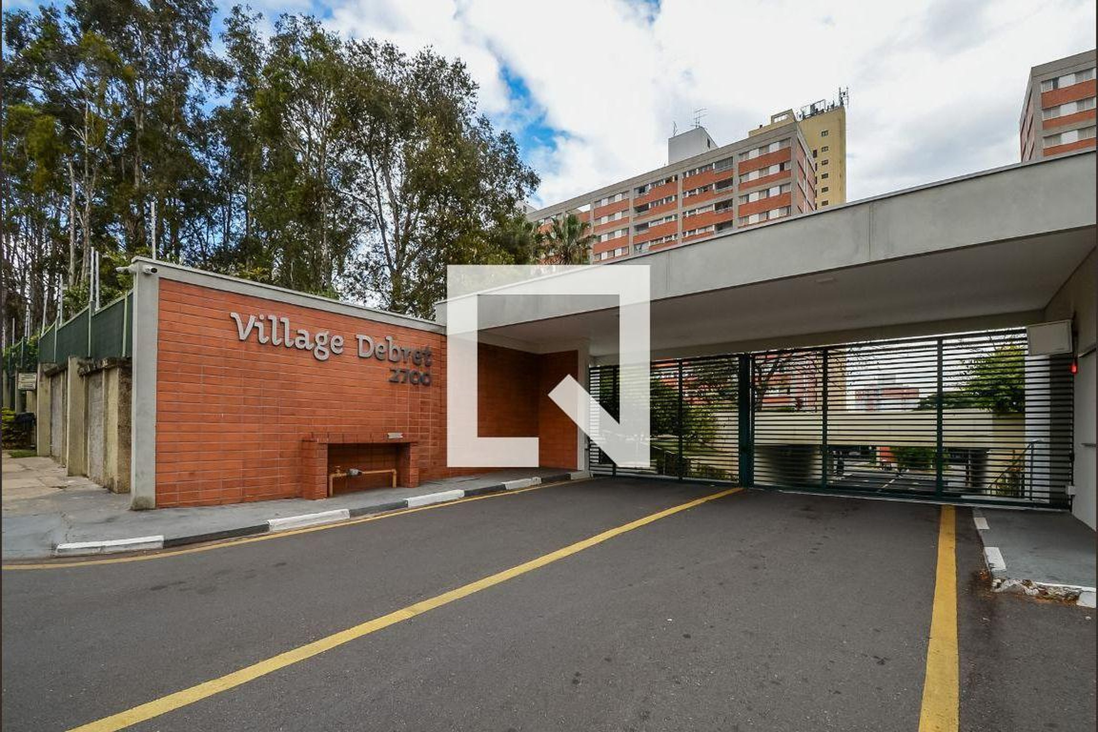 Fachada do Condomínio Condomínio em Avenida Washington Luiz, 2700