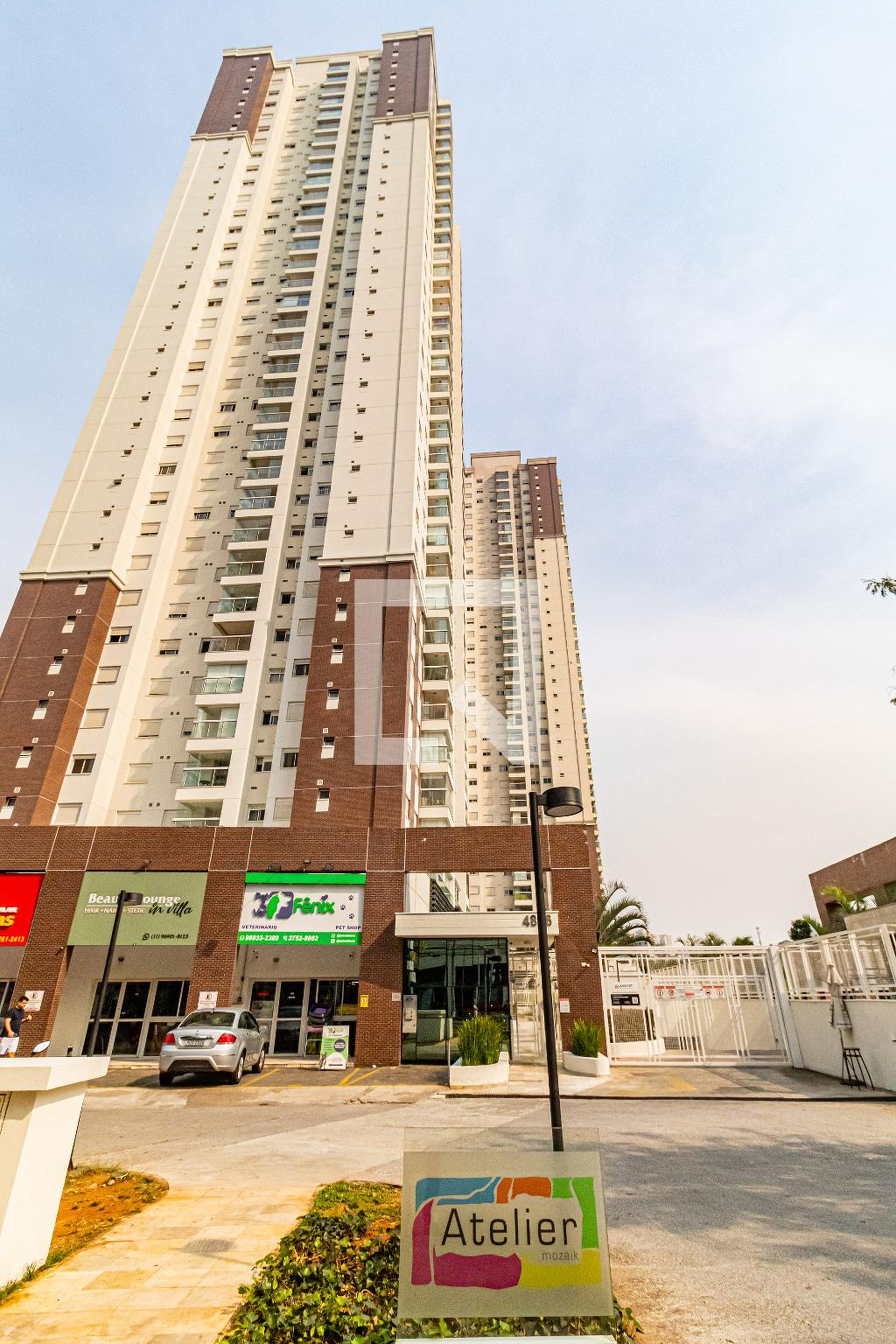 Fachada Condomínio Atelier Mozaik