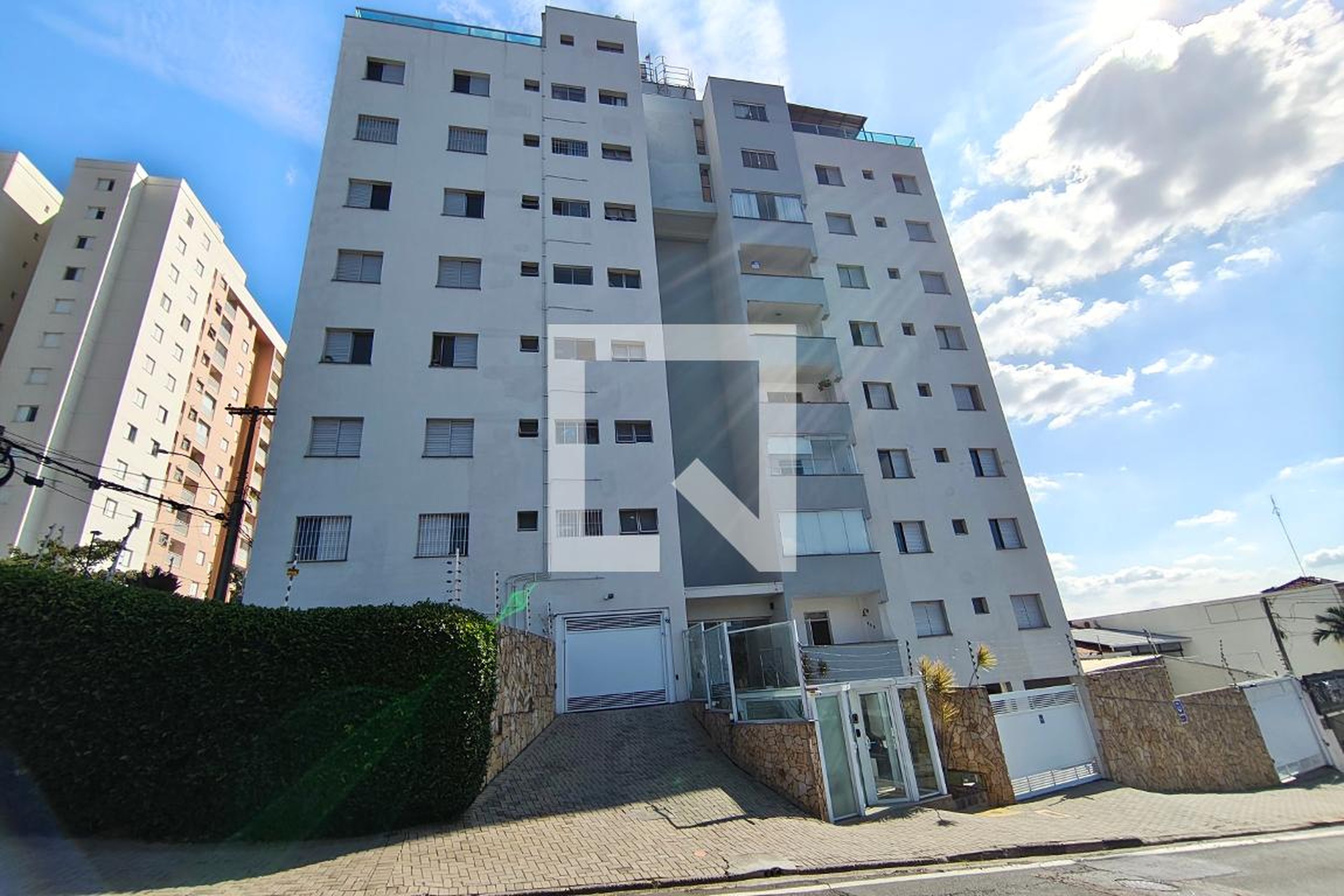 Fachada do Condomínio Condomínio Rita Correa