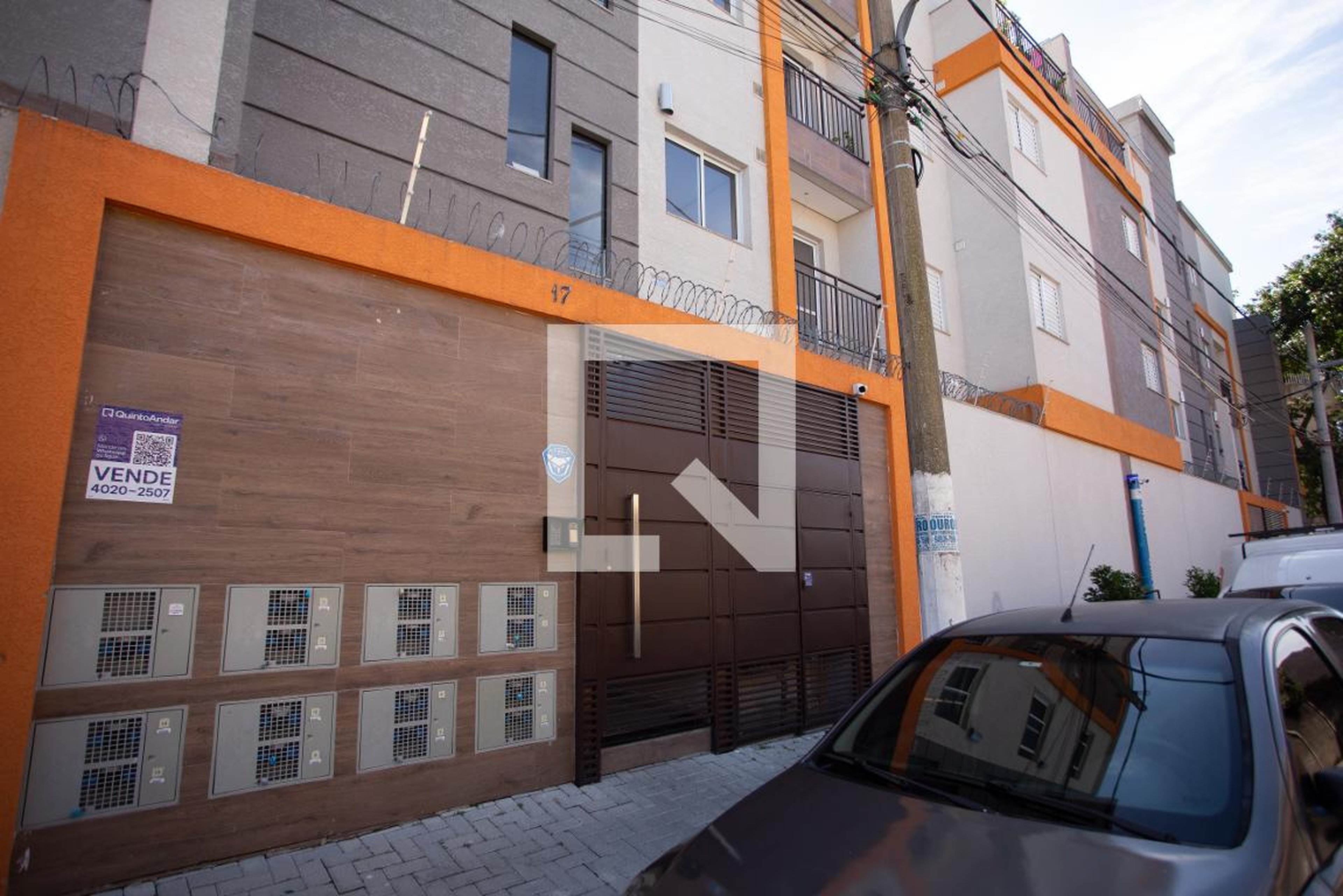 Fachada Condomínio em Rua Clarindo Miranda, 17