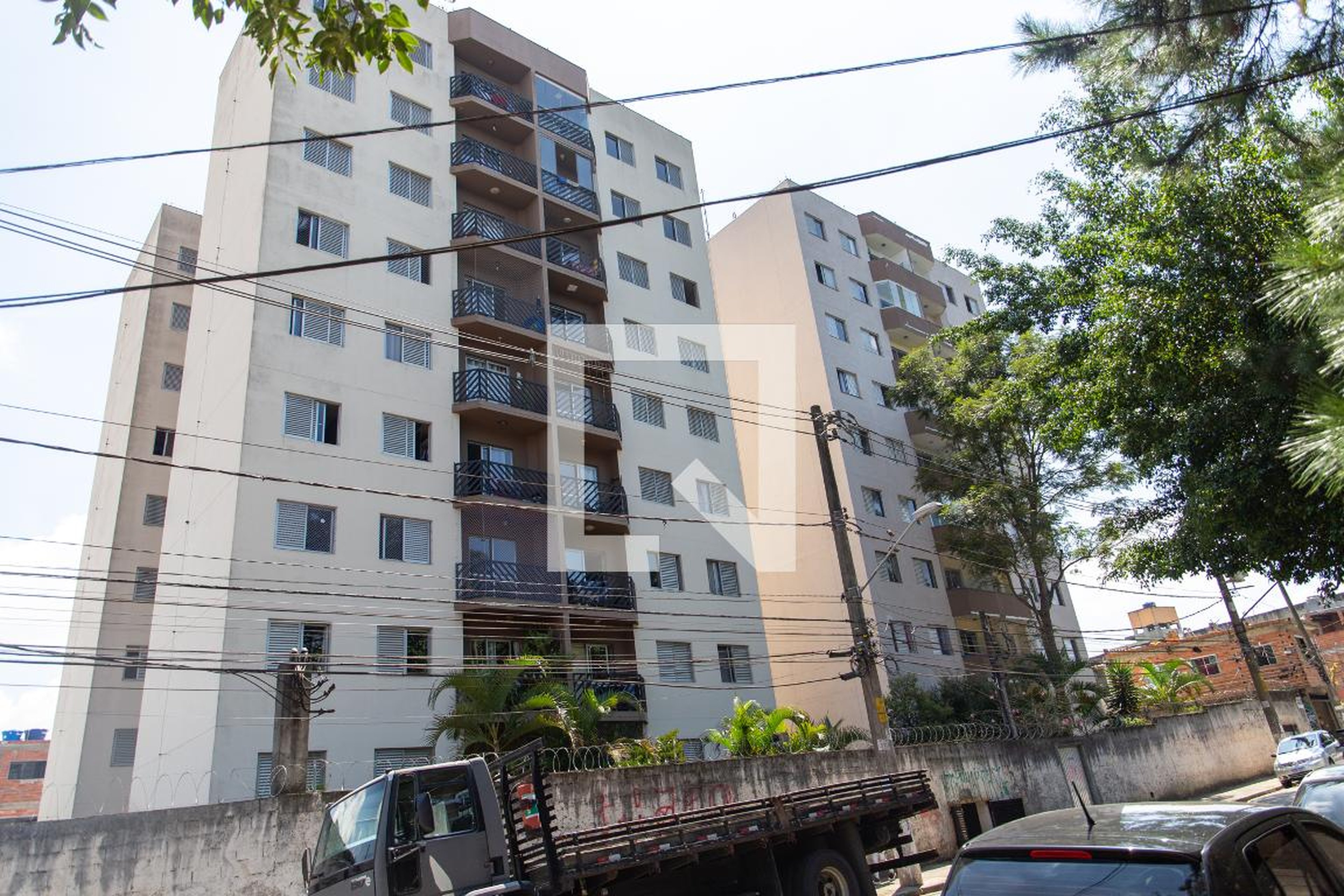 Fachada do condomínio Edifício Cruzeiro